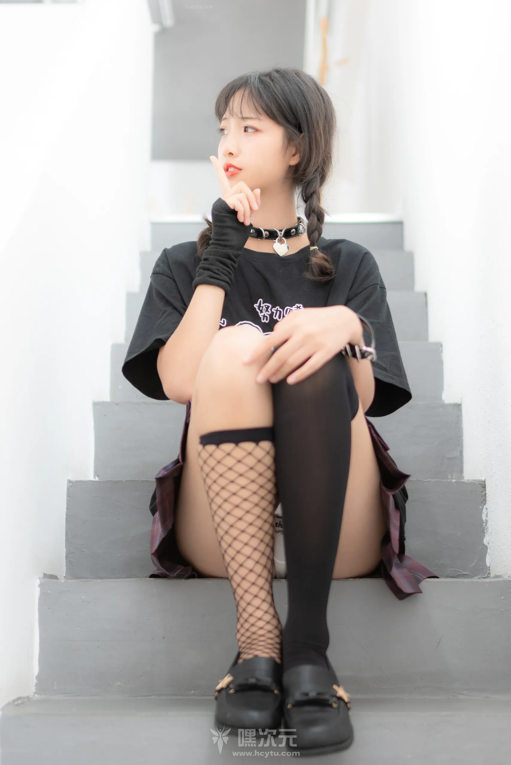 西瓜少女 JK双拼袜 - 嘿次元 图12