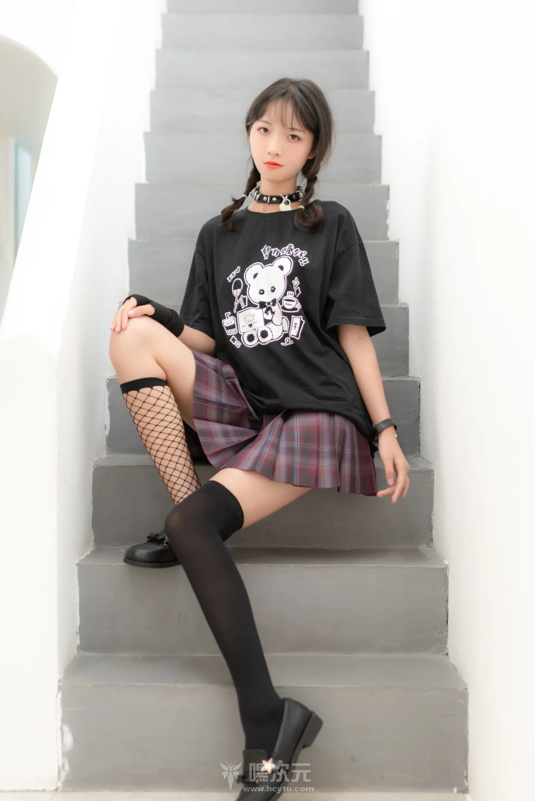 西瓜少女 JK双拼袜 - 嘿次元 图19