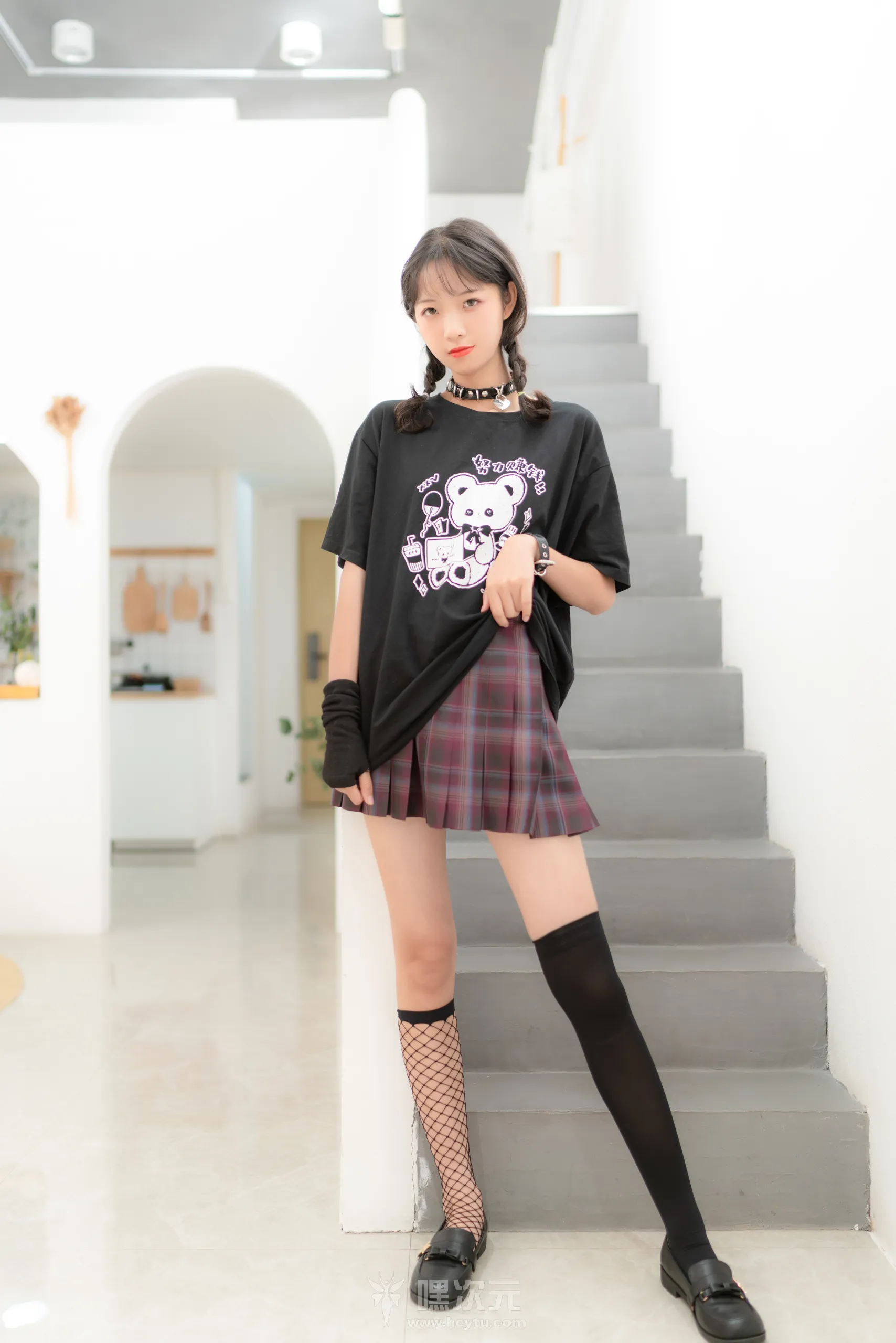 西瓜少女 JK双拼袜-嘿次元