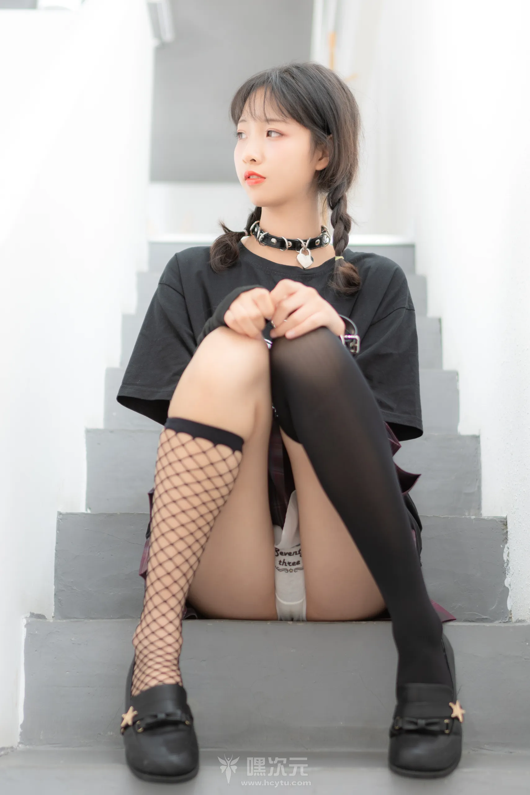 西瓜少女 JK双拼袜 - 嘿次元 图13