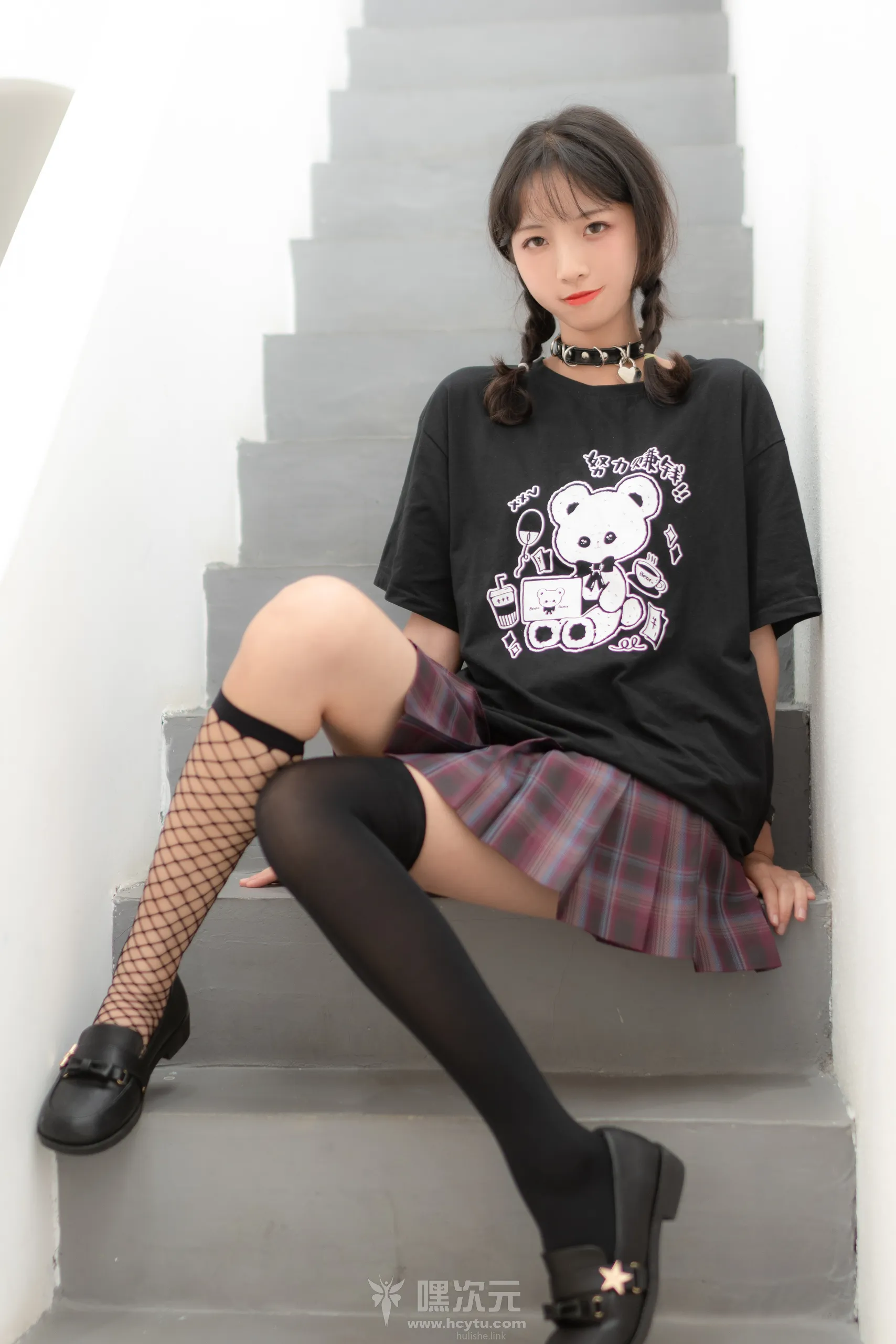 西瓜少女 JK双拼袜 - 嘿次元 图2