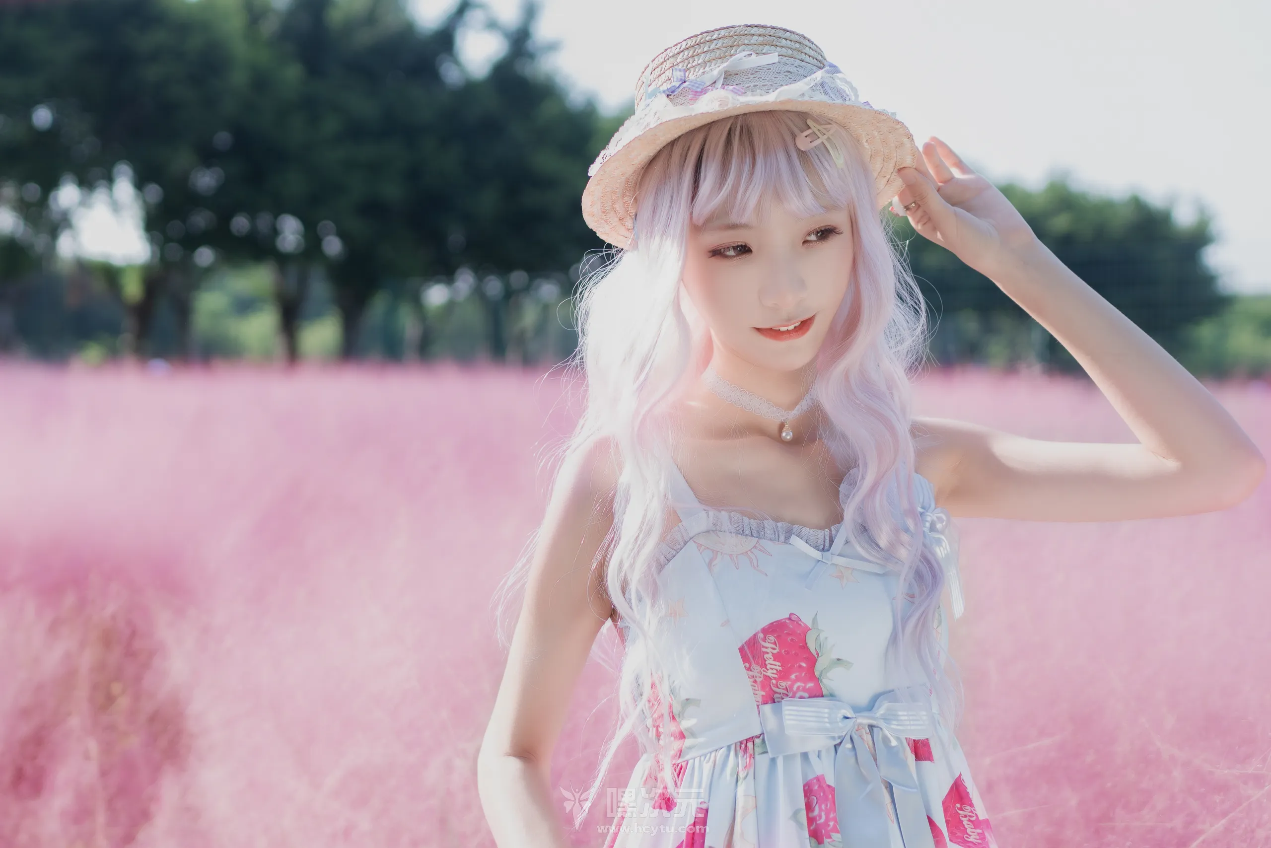 西瓜少女 粉草 写真图片-嘿次元