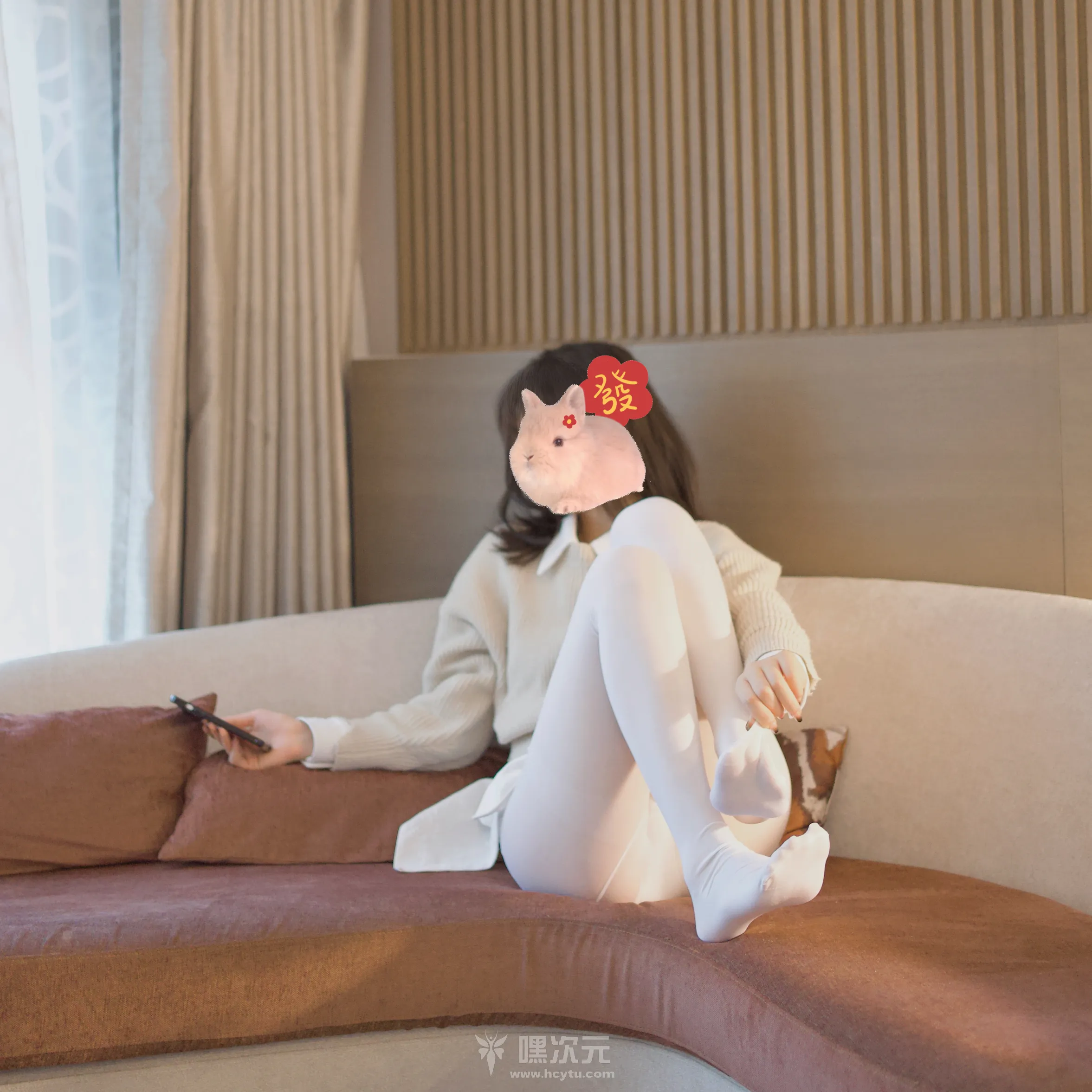 禅院熏 厚白女友雪糕 美女写真图片 - 嘿次元 图8