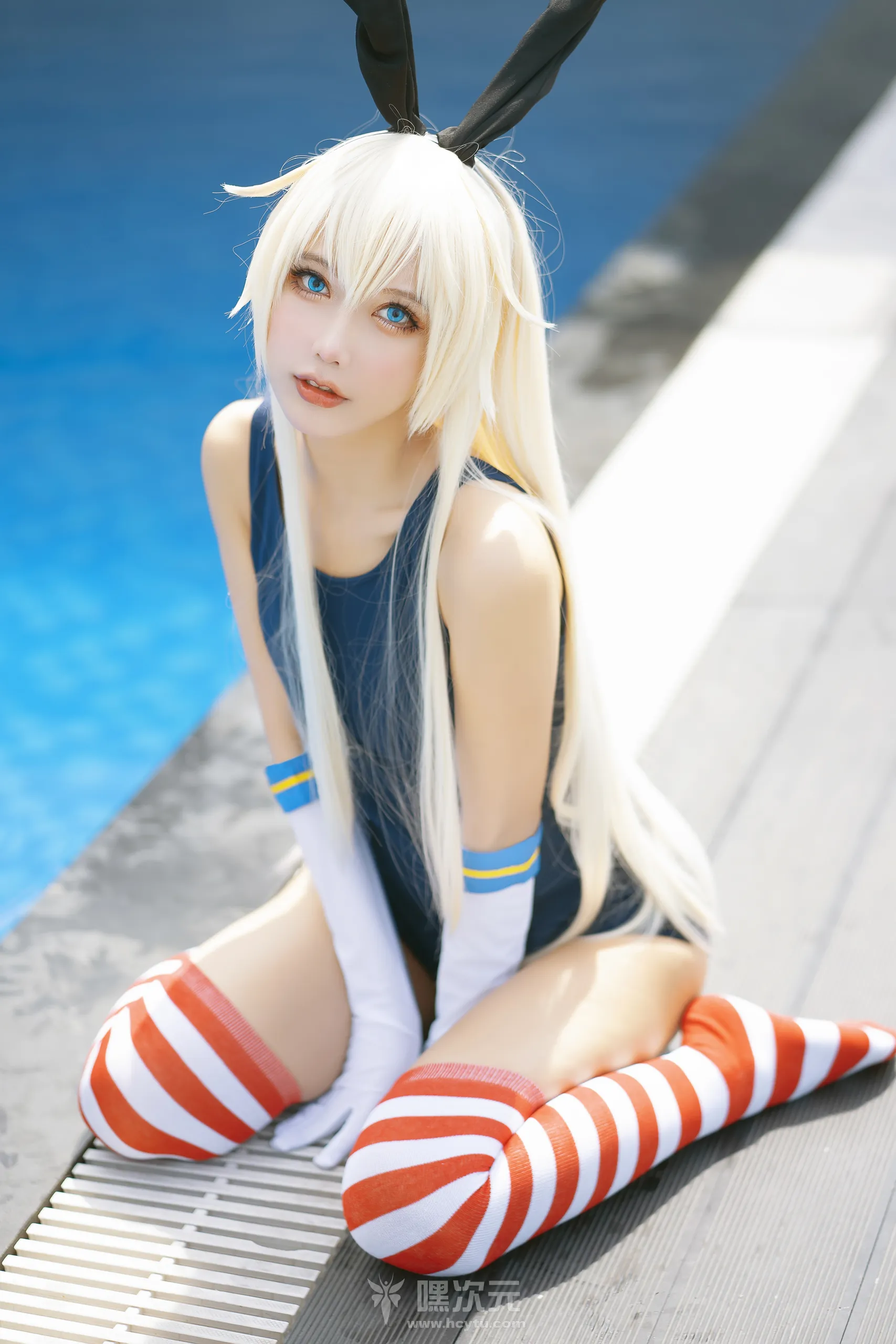明桃 MingTao Shimakaze Swimsuit-嘿次元