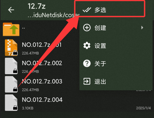 安卓分卷解压教程 - 嘿次元 图17