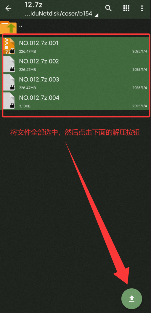 安卓分卷解压教程 - 嘿次元 图19