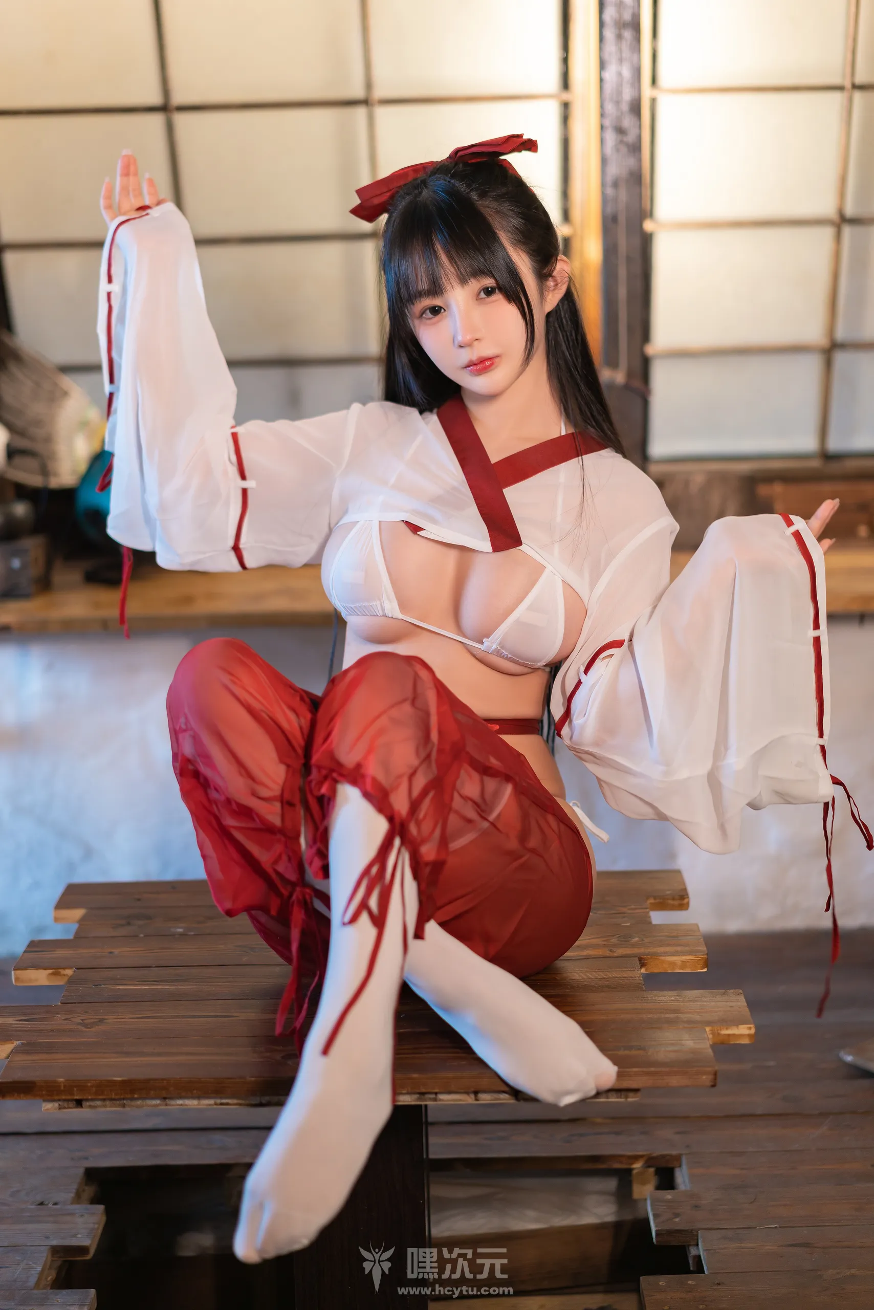 桜井宁宁 《巫女》 美女写真图片 - 嘿次元 图5