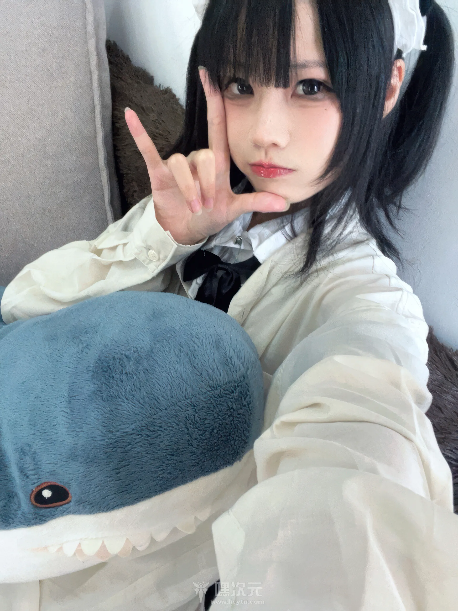 清水凪 妹抖酱 微型比基尼与白衬衫 写真集 - 嘿次元 图5