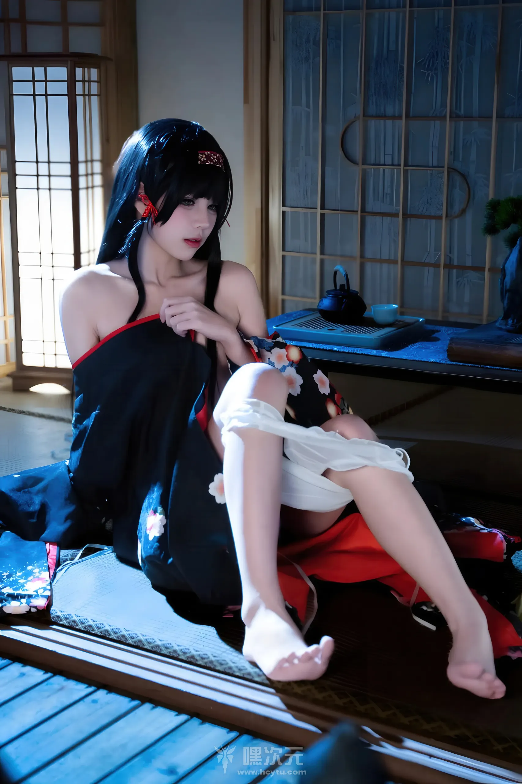 清水凪 美少女万华镜 莲华 和服裸腿 写真集-嘿次元