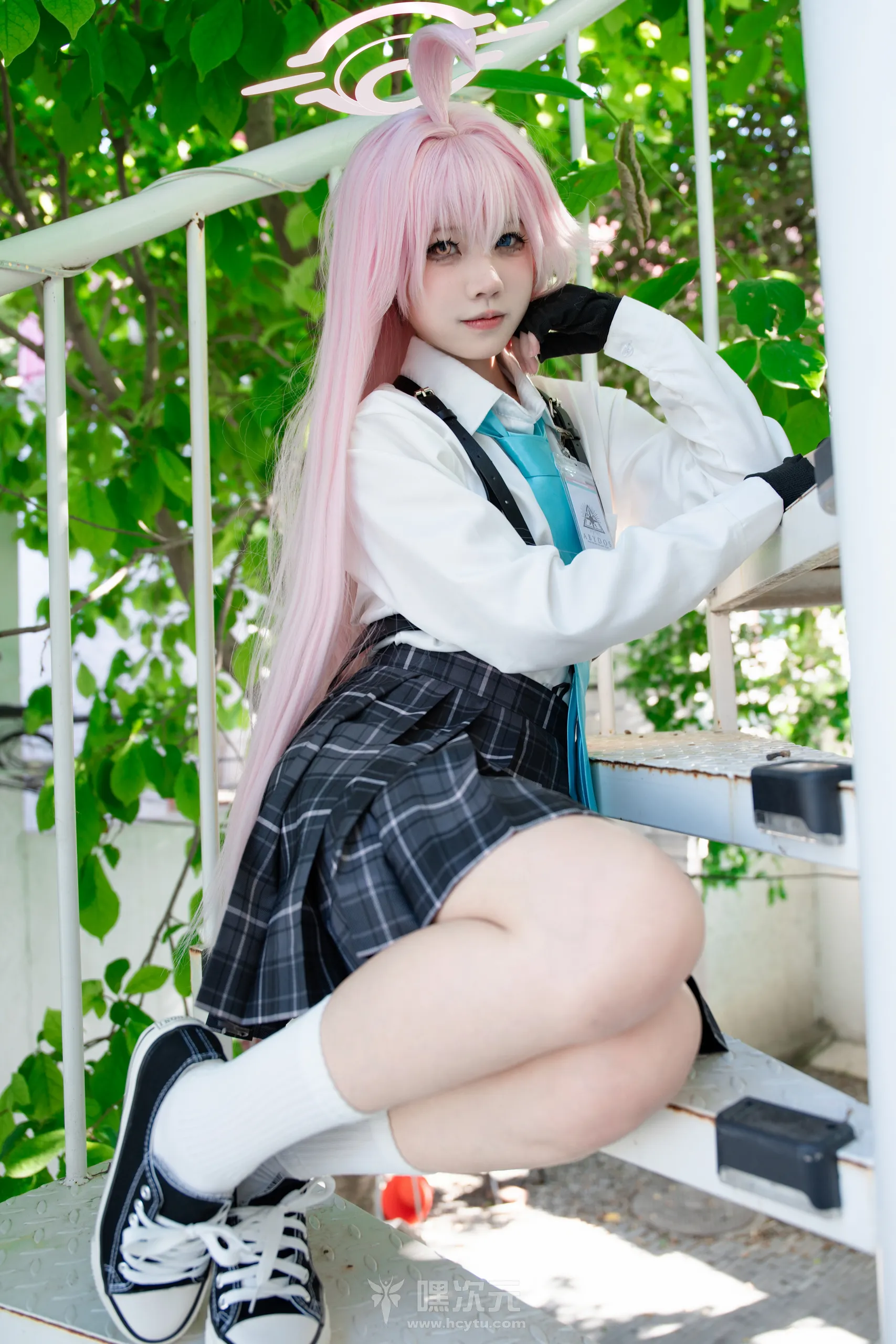 清水凪 小鸟游星野 慵懒JK与白袜绝对领域 写真集-嘿次元