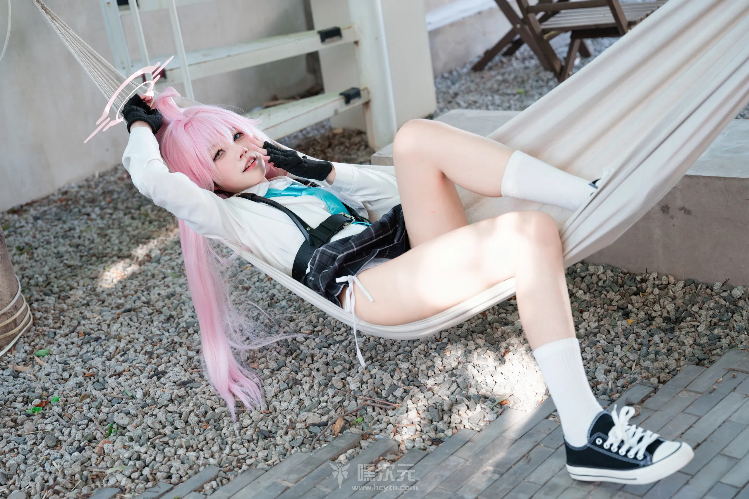 清水凪 小鸟游星野 慵懒JK与白袜绝对领域 写真集 - 嘿次元 图4
