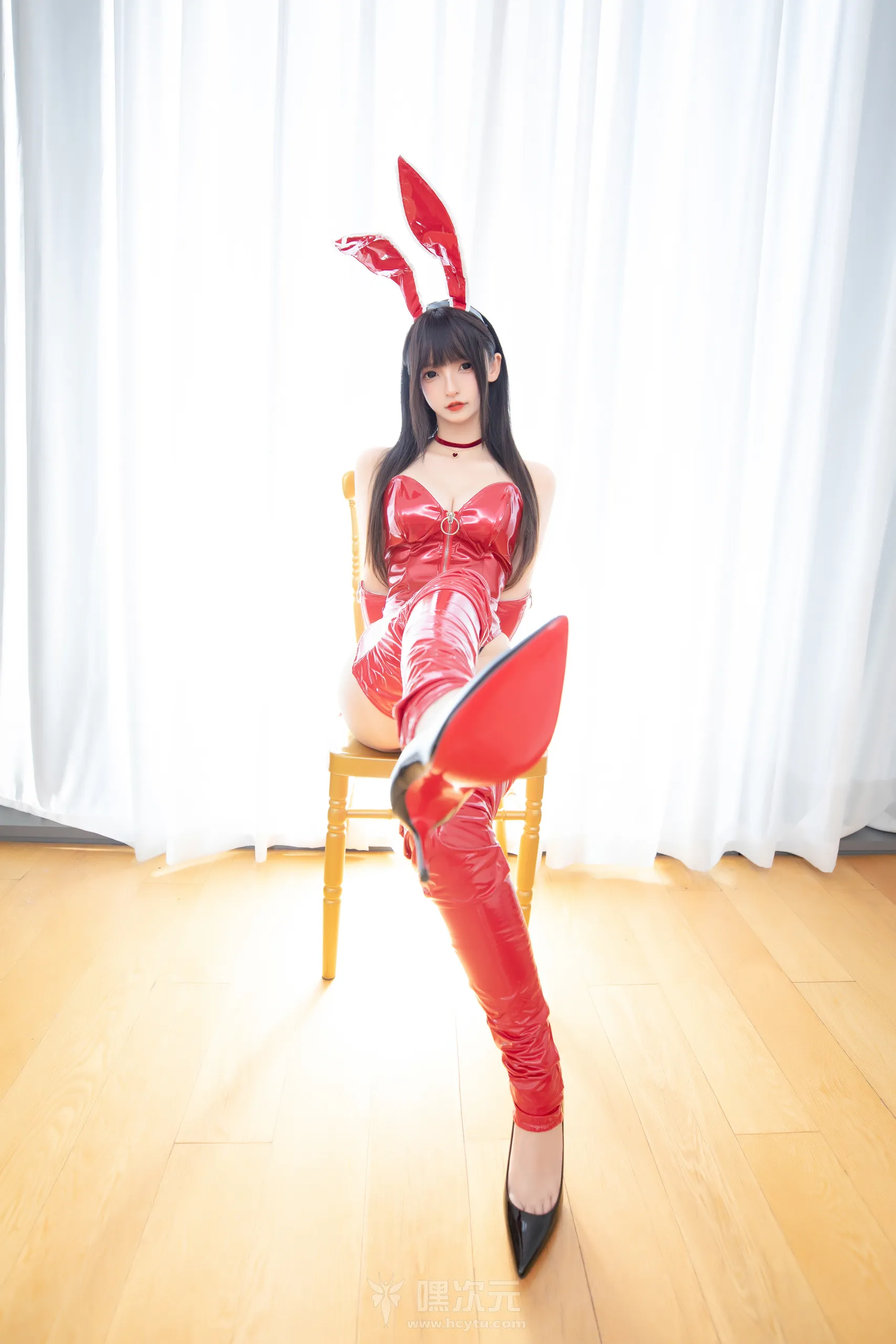神楽坂真冬 红兔迎春 美女写真 - 嘿次元 图3