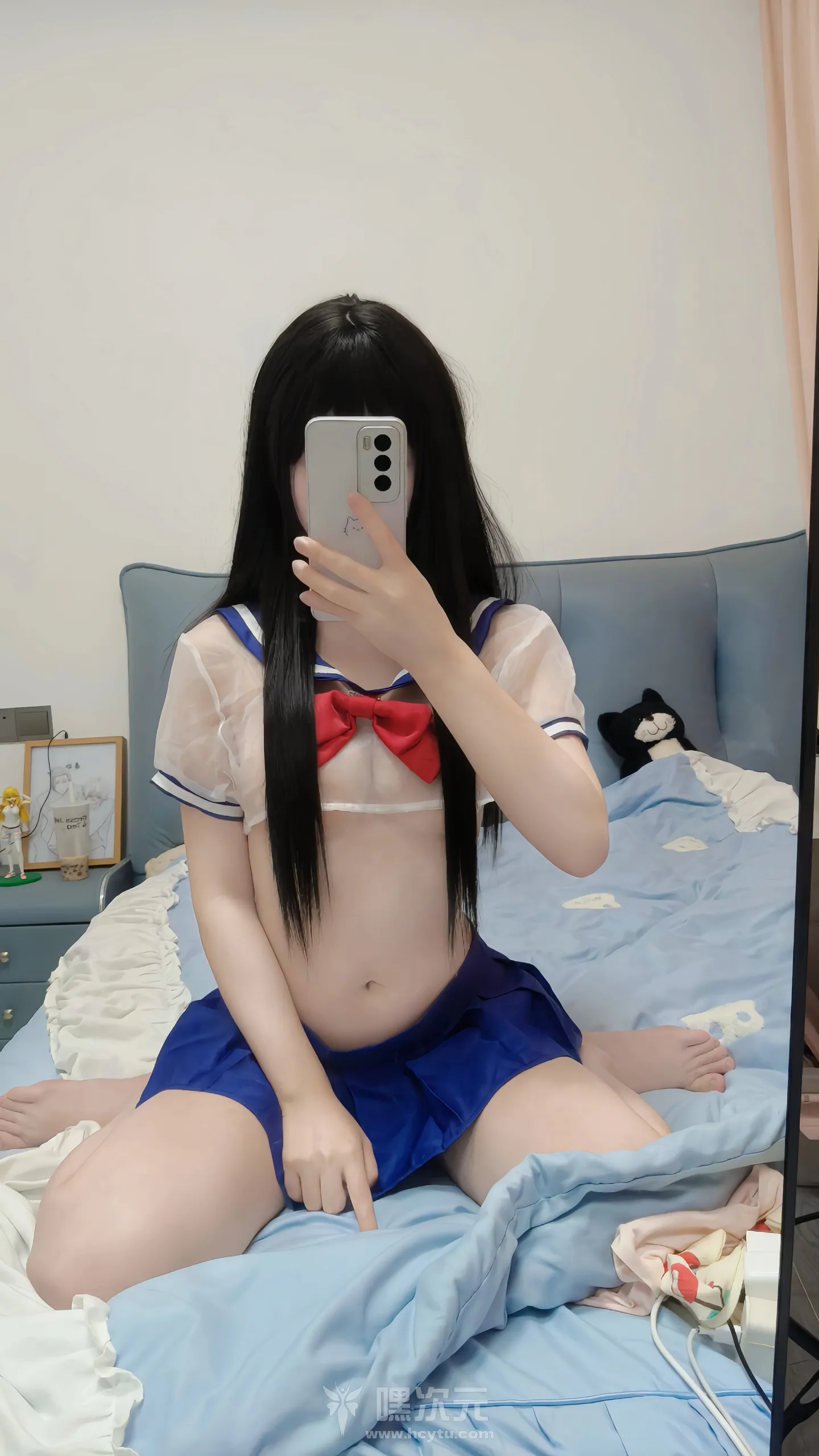 [小鱼宅女日记] 2024-2025年度合集 [黑丝兔女郎/透视JK] - 嘿次元 图6