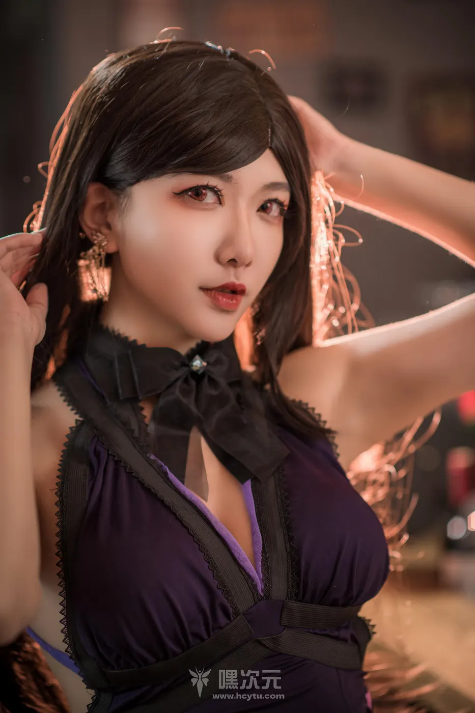 源纱希喵喵喵 蒂法礼服 源纱希蒂法礼服诱惑无限 写真集 - 源纱希喵喵喵 - 神态眼神与挑逗暗号