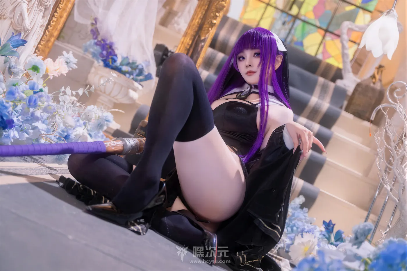 Natsuko夏夏子 葬送的芙莉莲 菲伦 修女 写真集 - Natsuko夏夏子 - 半眯眼眸里的慵懒挑衅