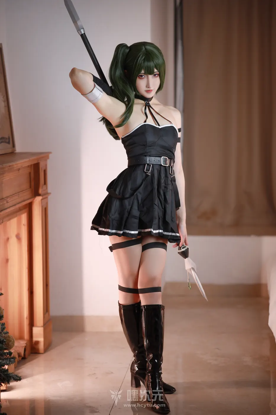 山崎怜Rei 尤贝尔 漆皮长靴诱惑尤贝尔 写真集-嘿次元