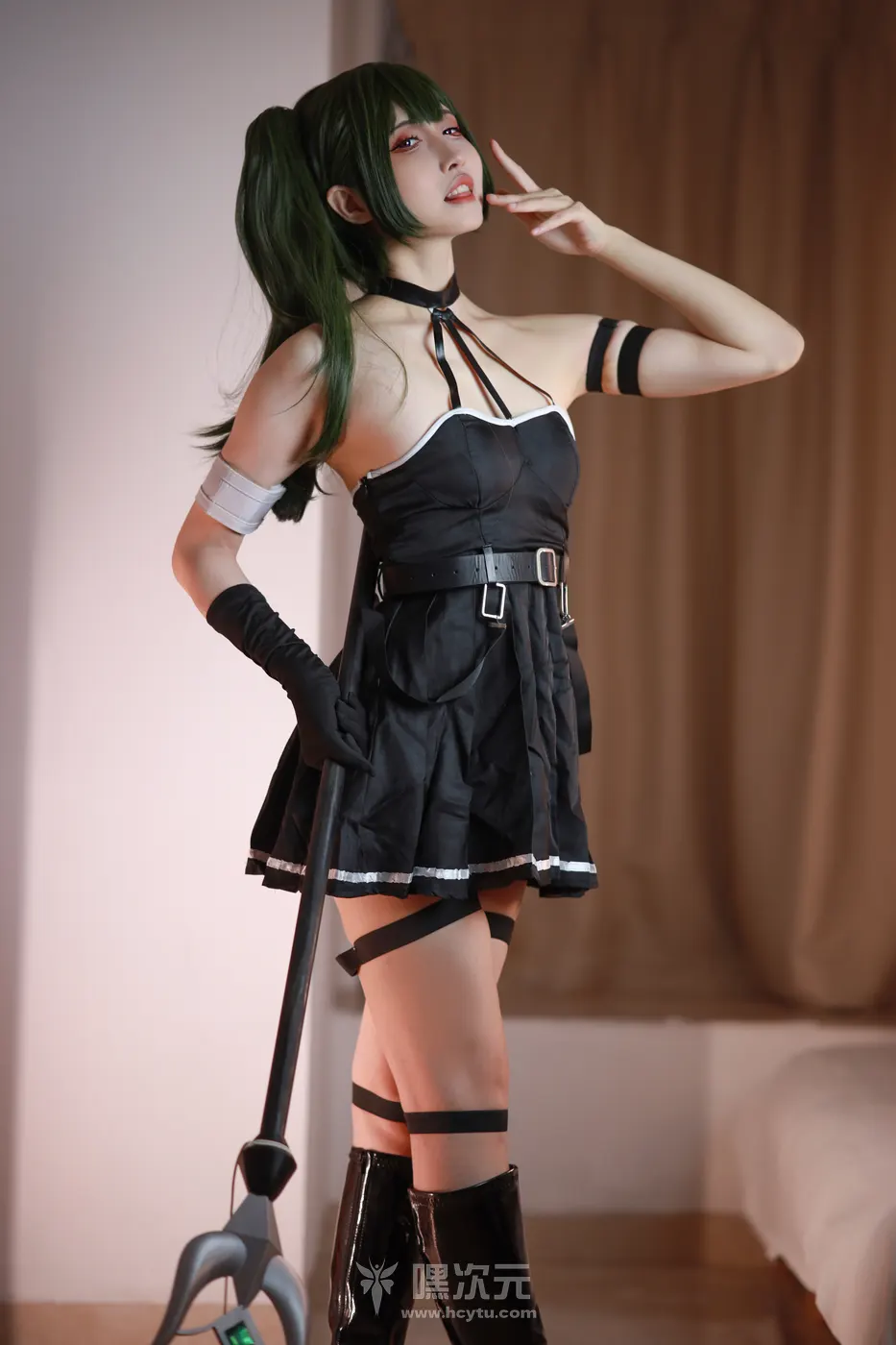 山崎怜Rei 尤贝尔 漆皮长靴诱惑尤贝尔 写真集 - 山崎怜Rei 精彩瞬间 02