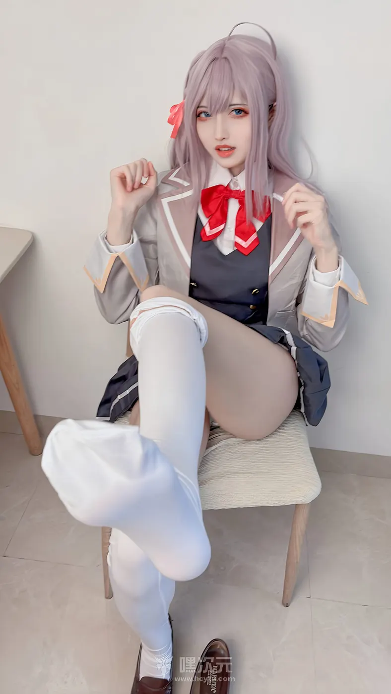 山崎怜Rei 艾莉同学 蓝瞳制服欲念绽放 写真集 - 山崎怜Rei 精彩瞬间 01