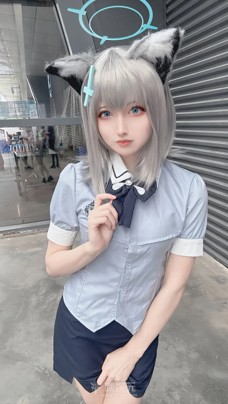 山崎怜Rei 蔚蓝档案 砂狼白子 写真集 - 山崎怜Rei 精彩瞬间 01