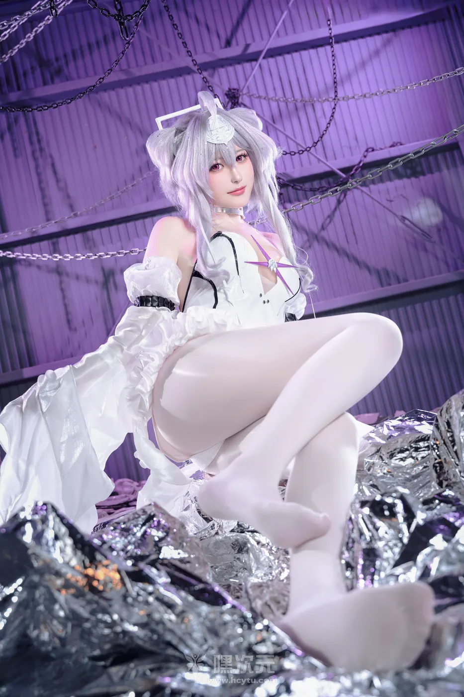 溯兮-sukki NIKKE莉贝雷里奥 丝袜光影纯欲拉扯 写真集 - 溯兮-sukki - 微启唇齿,眼尾轻挑如钩