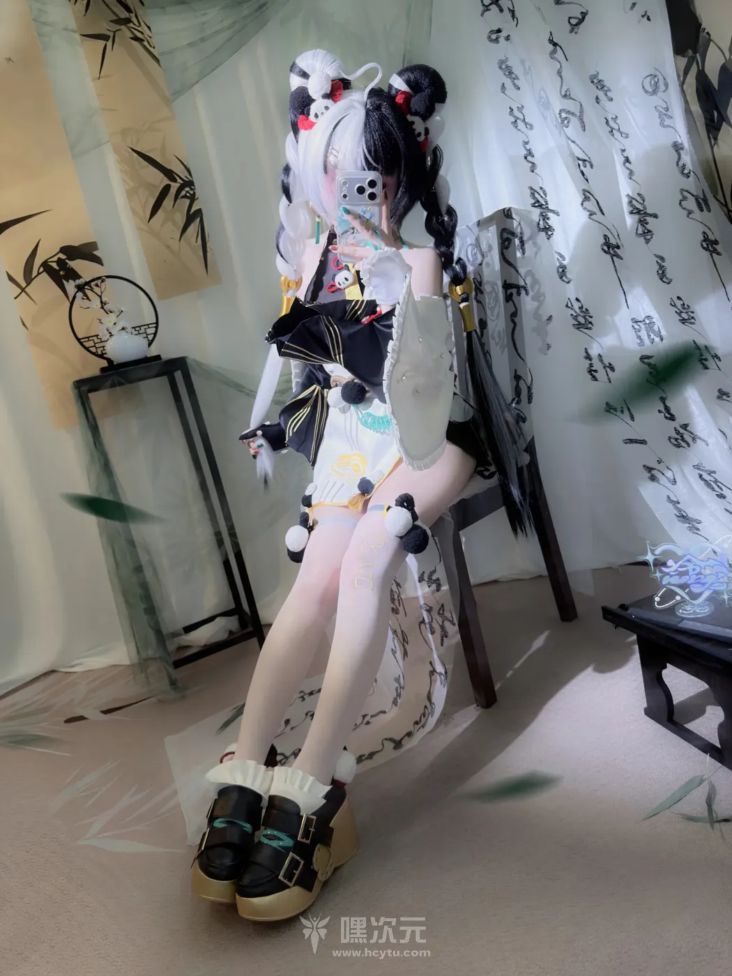 Reng 绝区零 琉音 白丝厚底靴诱惑交界 写真集 - Reng 绝区零 琉音 写真集 封面预览