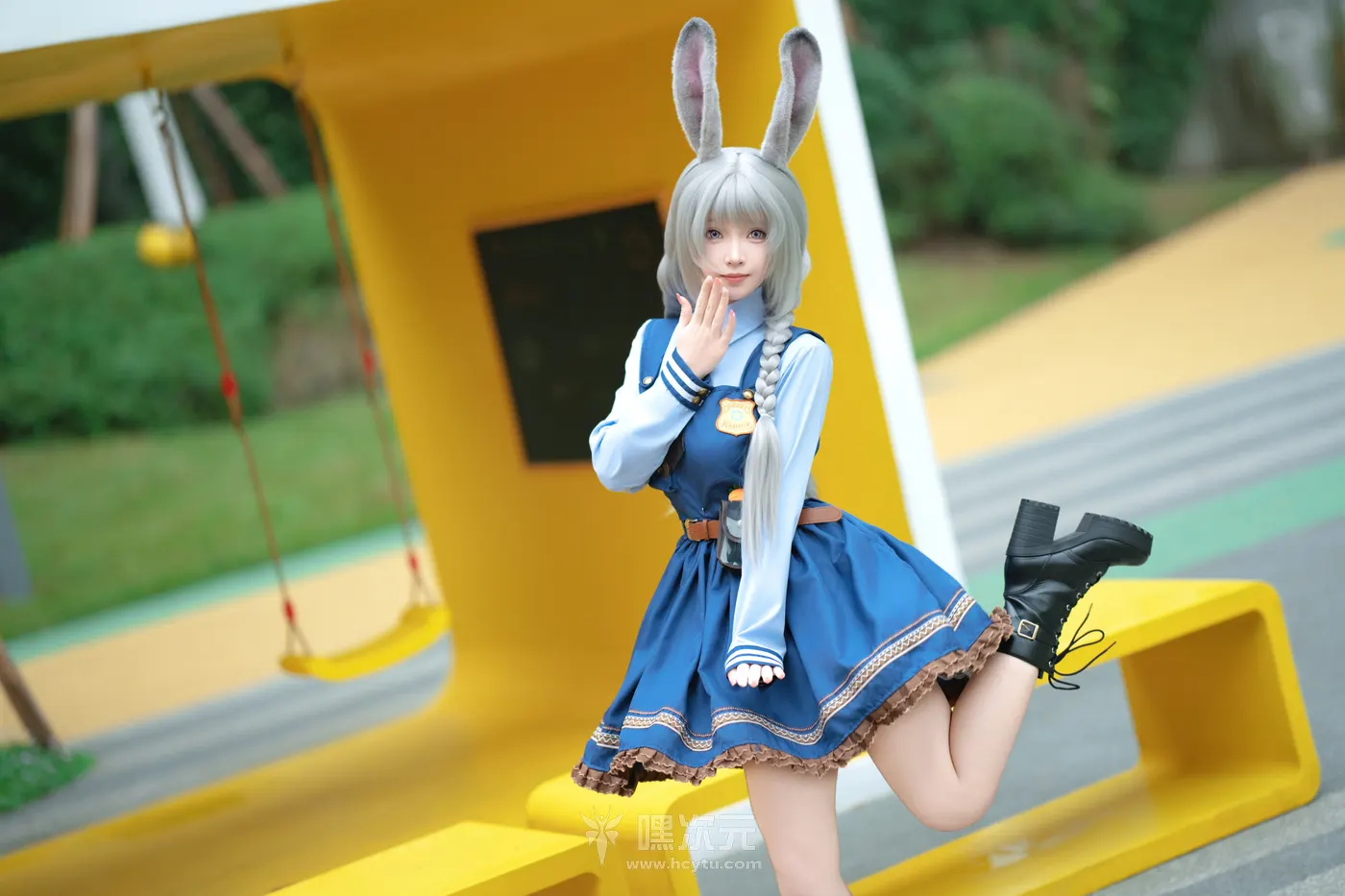 Bangni邦尼 Juddy Hopps 邦尼兔野性诱惑制服写真 写真集 - Bangni邦尼 精彩瞬间 02