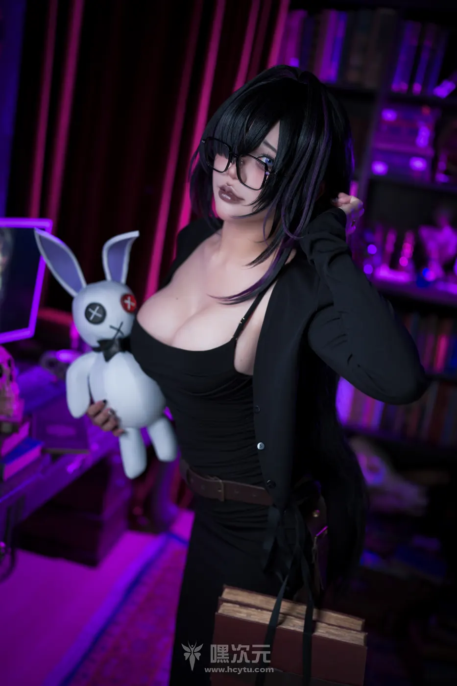 ZinieQ Label 黑丝玉足紫光诱惑 写真集 - ZinieQ 精彩瞬间 02