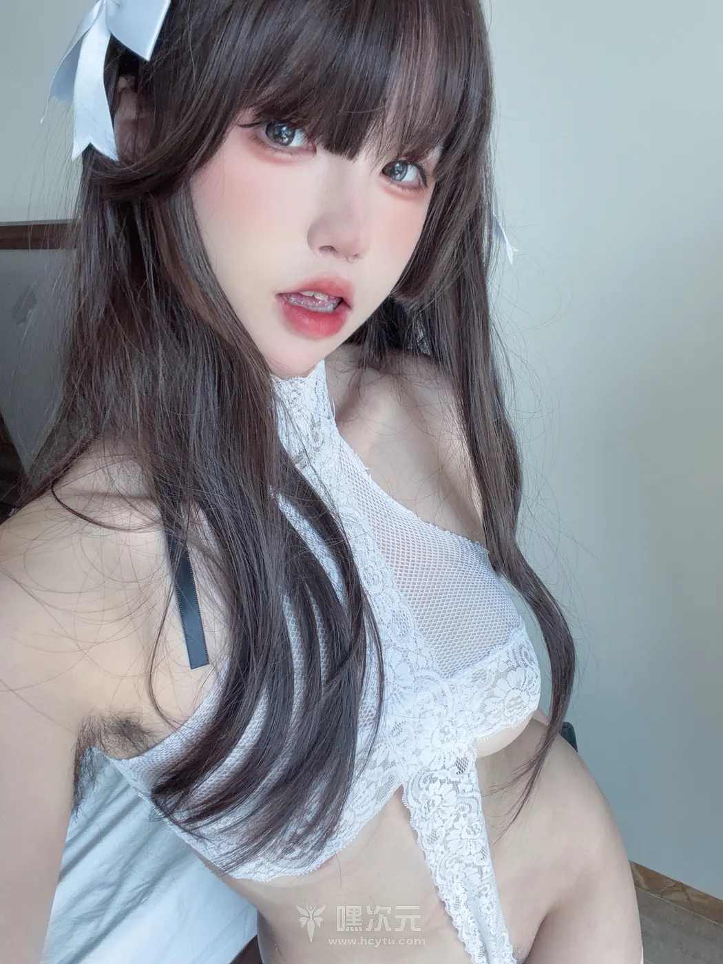 阿薰kaOri 纱纱 蕾丝带勾勒私密轮廓 写真集 - 阿薰kaOri - 蕾丝贴肤的压迫与凹陷