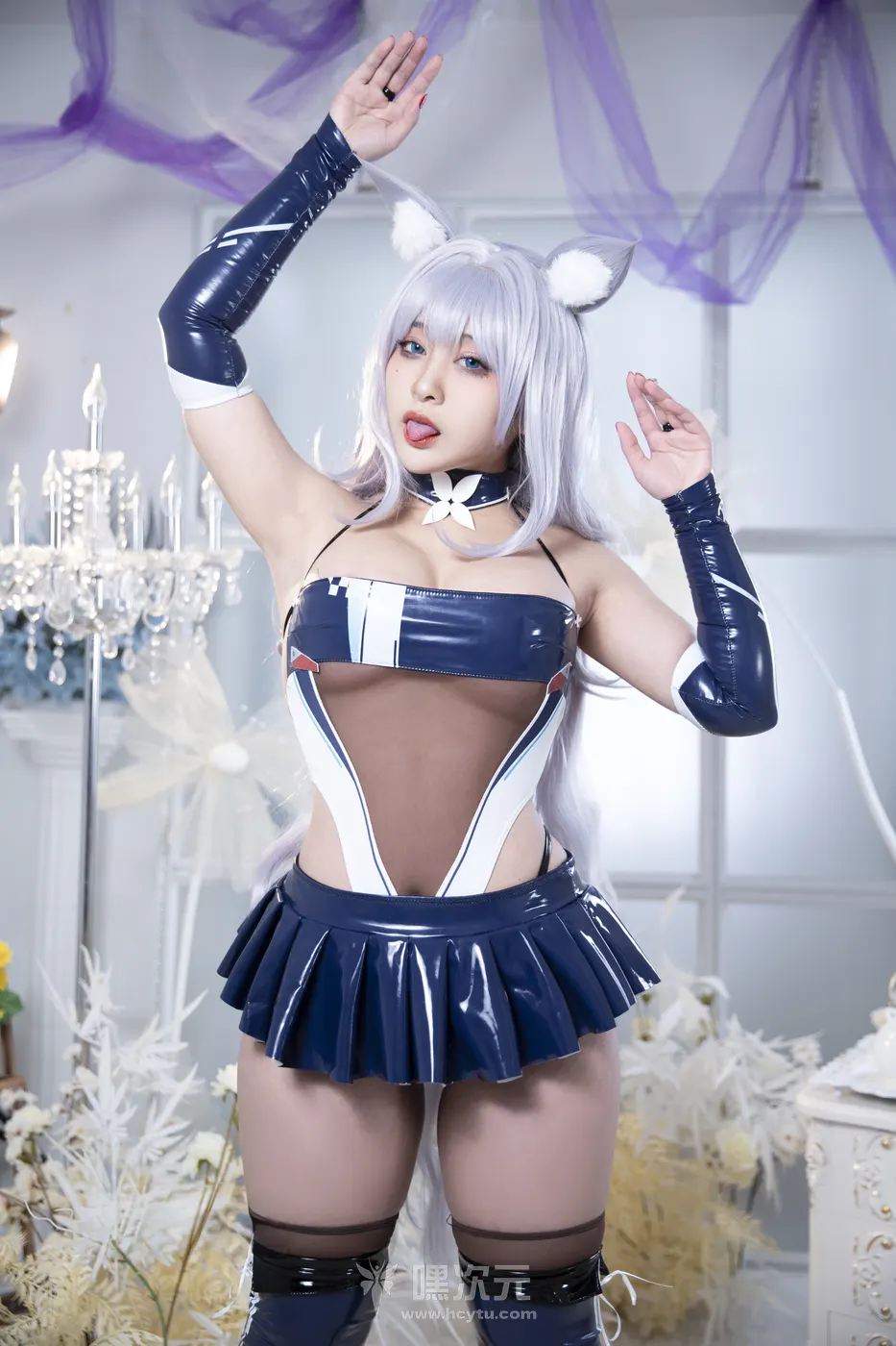 洛璃 LoLiSAMA 碧蓝航线 信浓赛车 极限紧绷乳胶诱惑 写真集 - 洛璃 LoLiSAMA 精彩瞬间 02