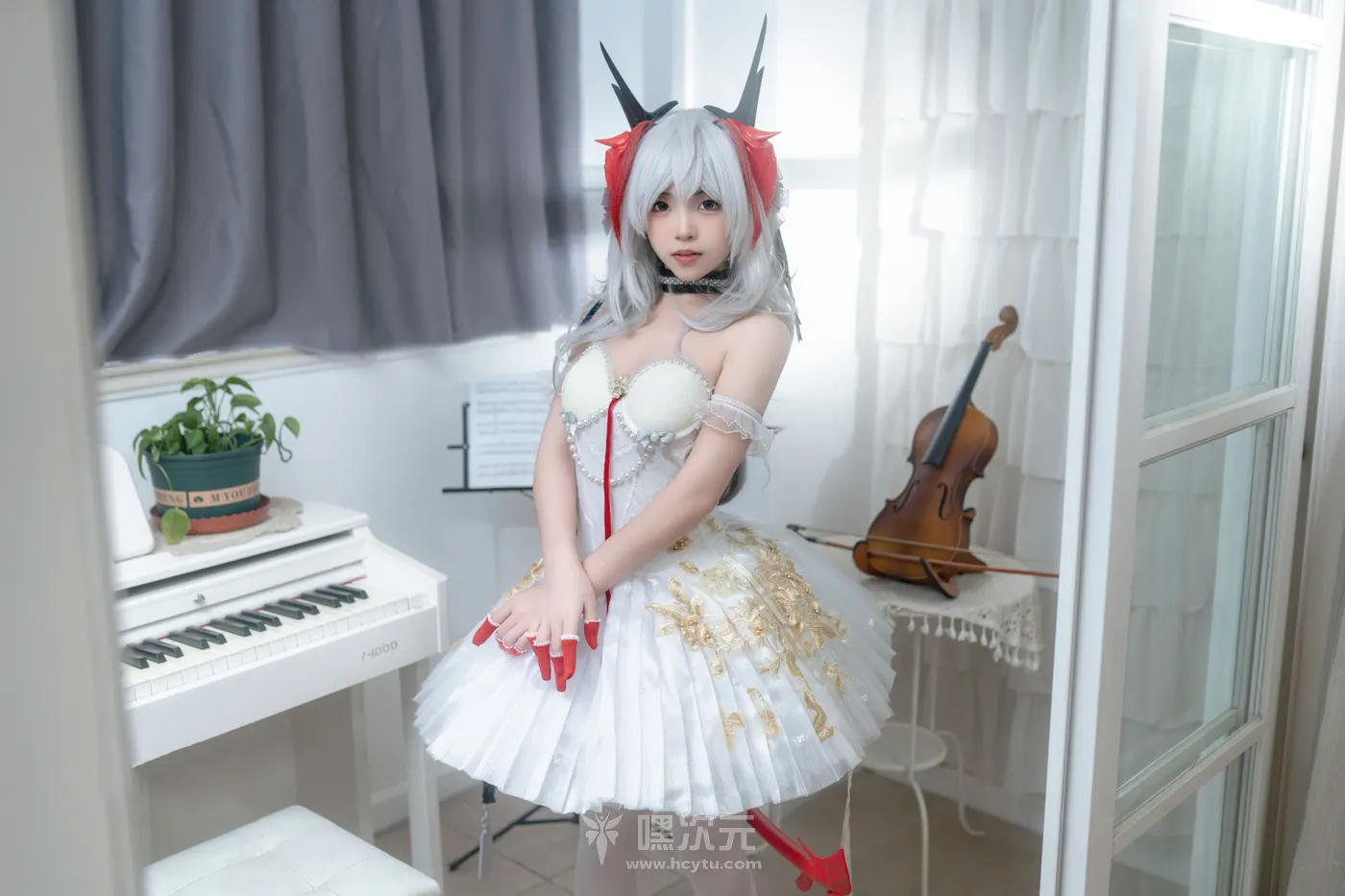 Bangni邦尼 明日方舟 W芭蕾舞者 清纯撕裂赤裸邀请 写真集-嘿次元