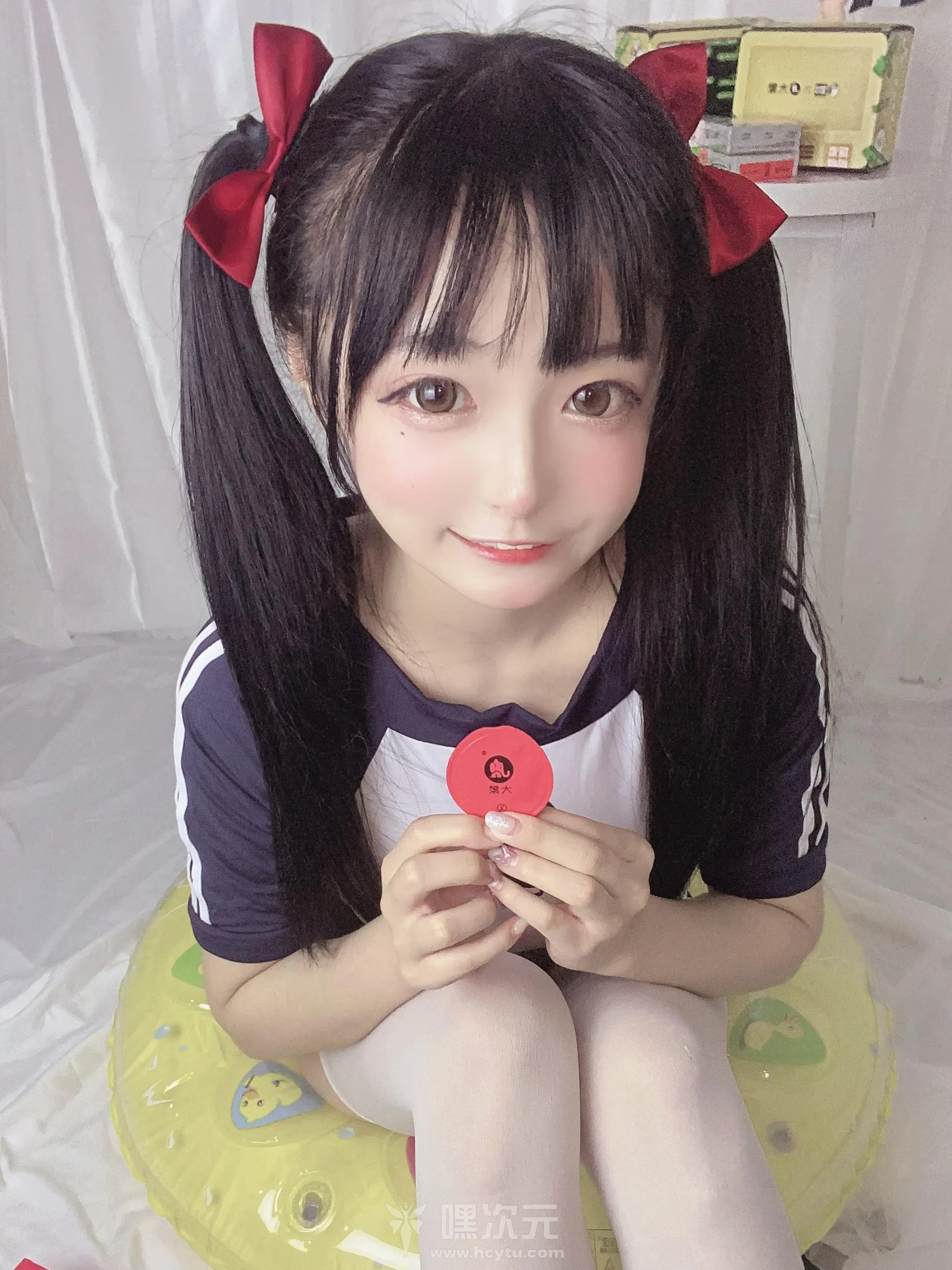 佳佳好难啊_VOL.37_蓝色吊带体操服