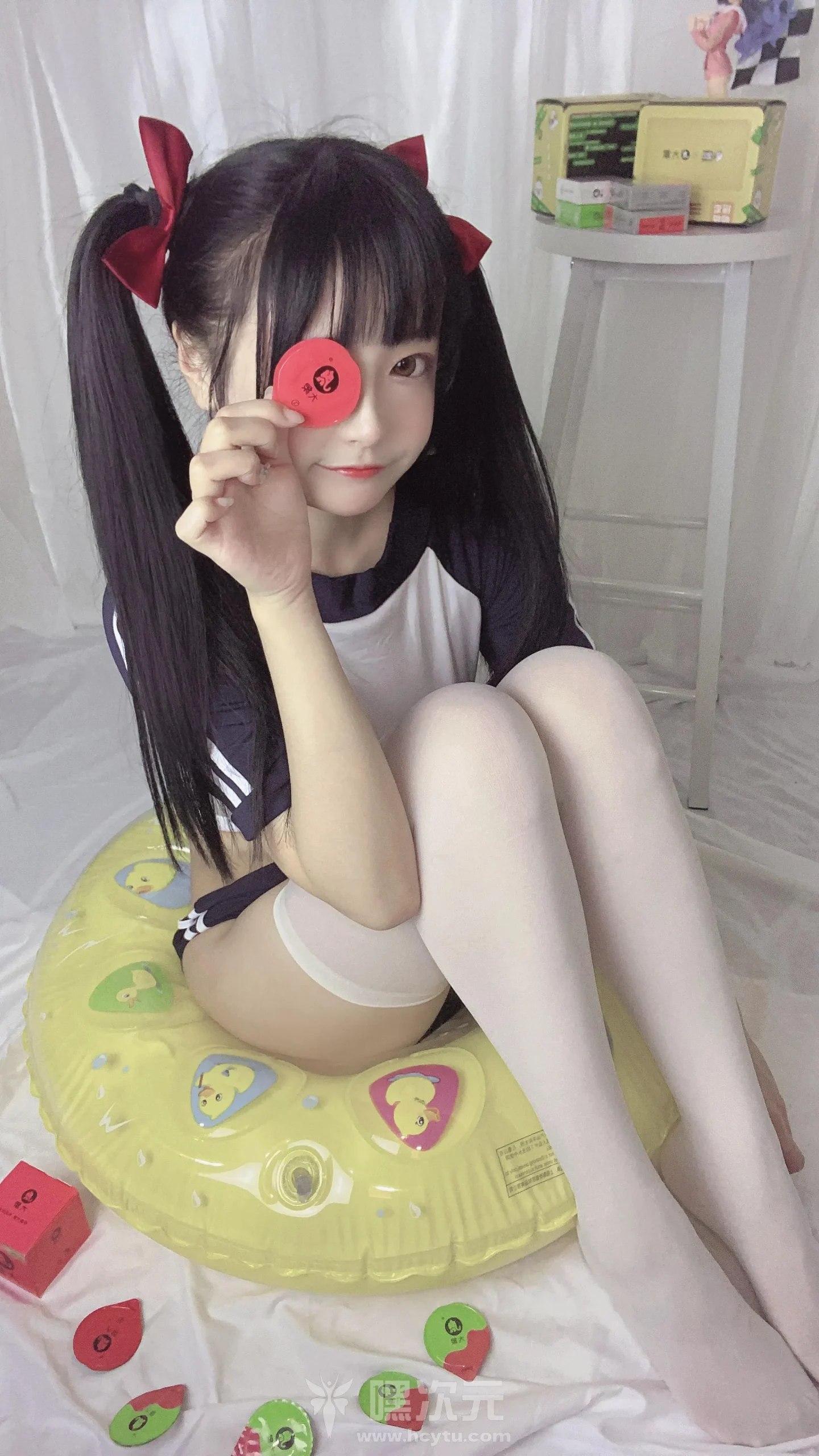 佳佳好难啊_VOL.37_蓝色吊带体操服