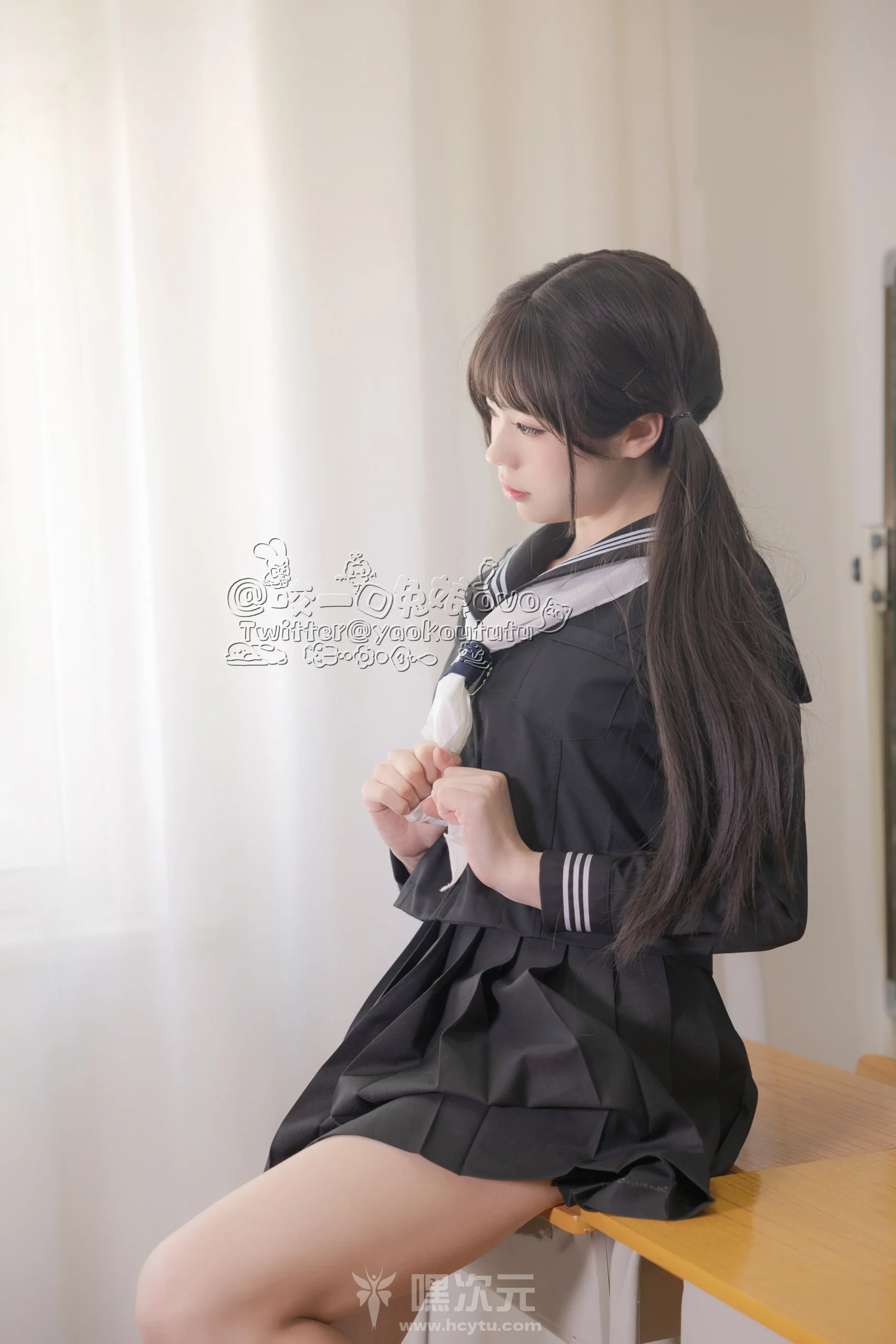 黏黏团子兔 咬一口兔娘 放课后 - 嘿次元 图5