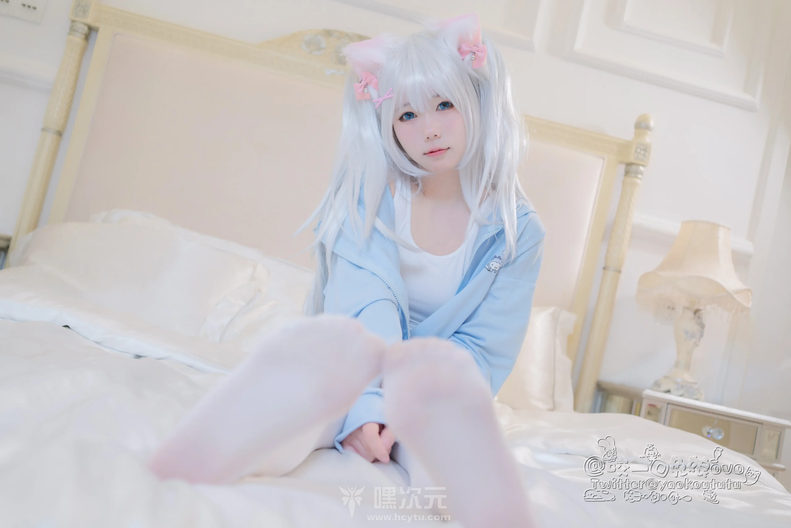 黏黏团子兔 做你的猫 - 嘿次元 图2