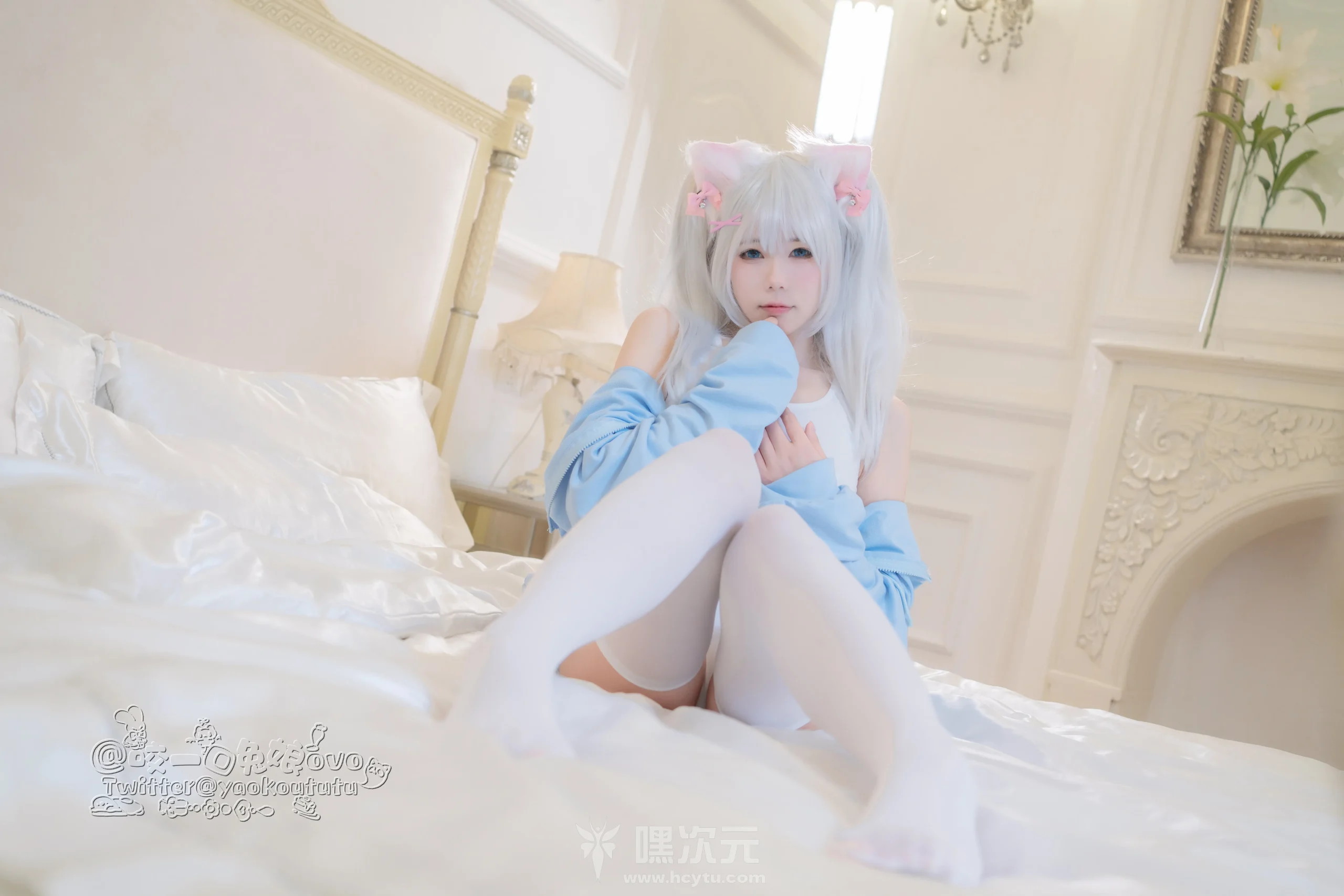 黏黏团子兔 做你的猫 - 嘿次元 图6