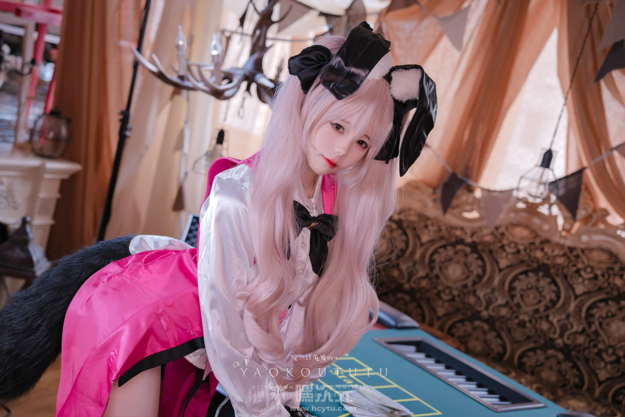 黏黏团子兔 六月订阅 高扬斯卡娅兔女郎 美女写真图片欣赏