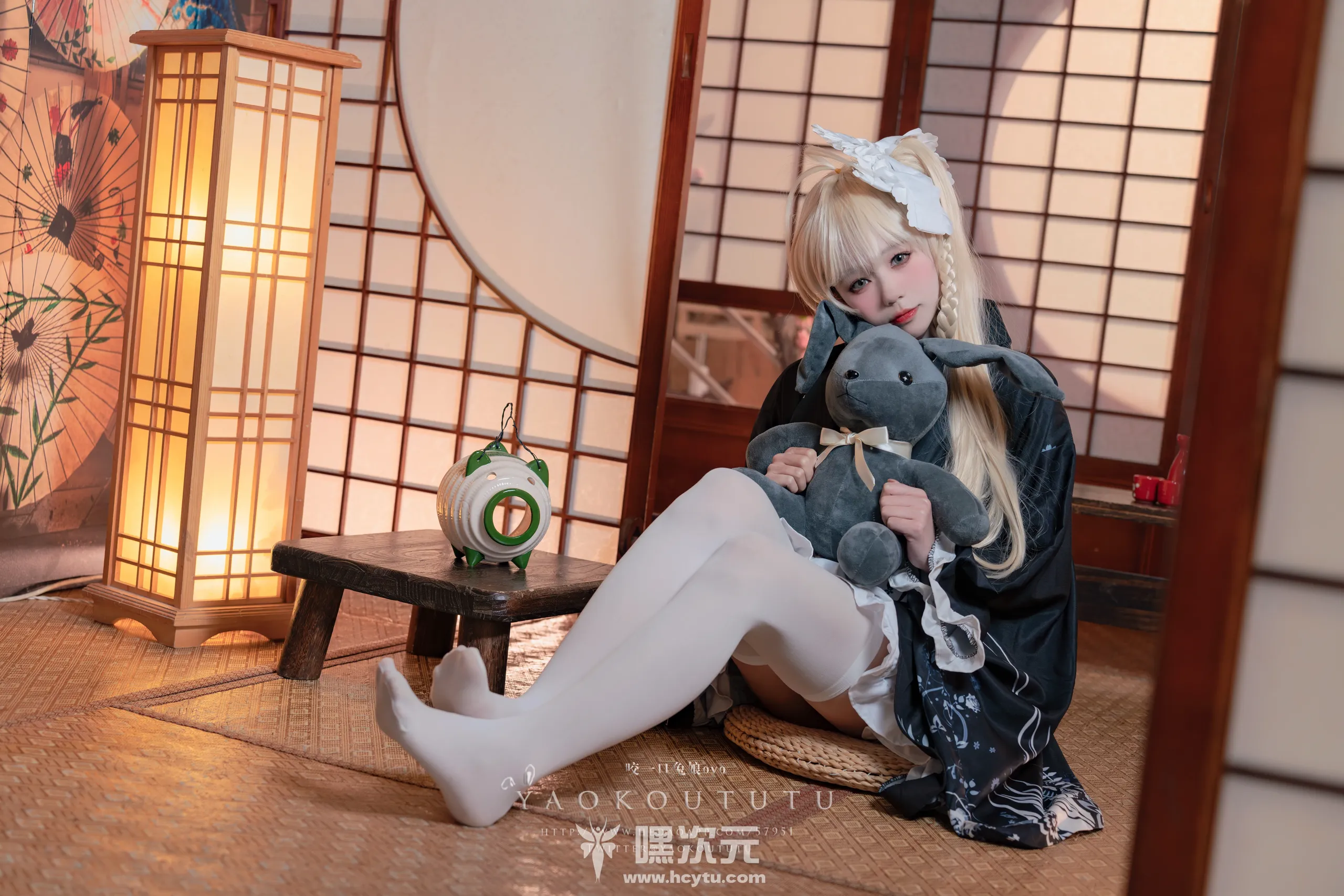 黏黏团子兔 六月T3特典 穹妹浴衣 游园惊梦 美女写真图片欣赏
