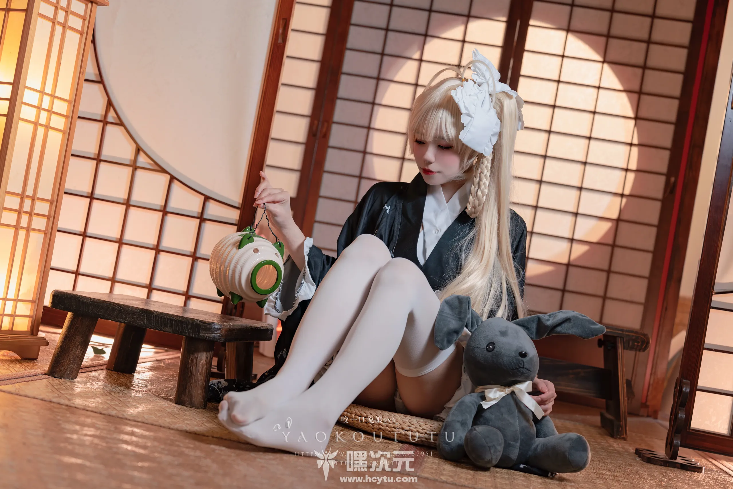 黏黏团子兔 六月T3特典 穹妹浴衣 游园惊梦 美女写真图片欣赏