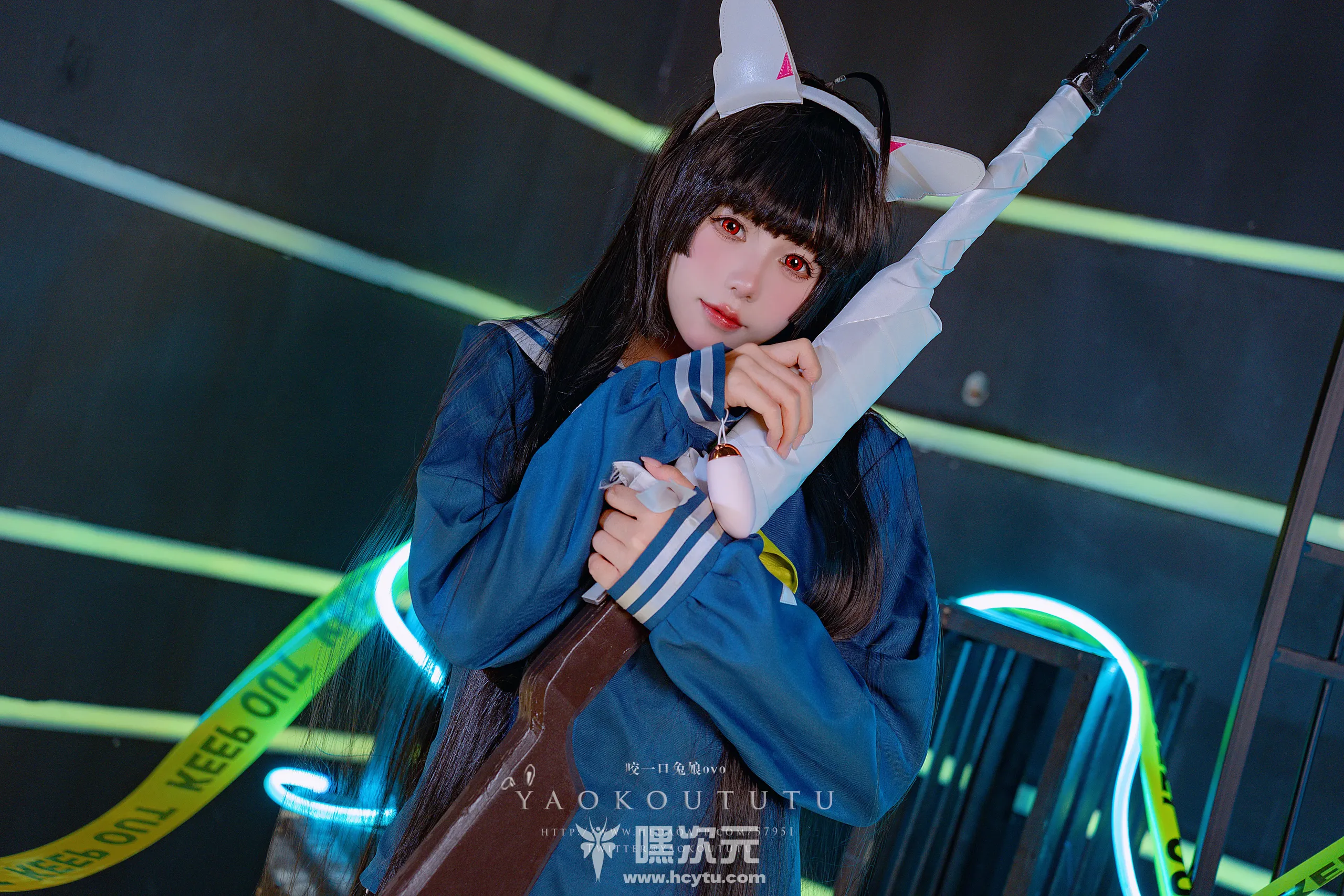 黏黏团子兔 兔兔班车 No.2 霞沢美游 美女写真图片-嘿次元
