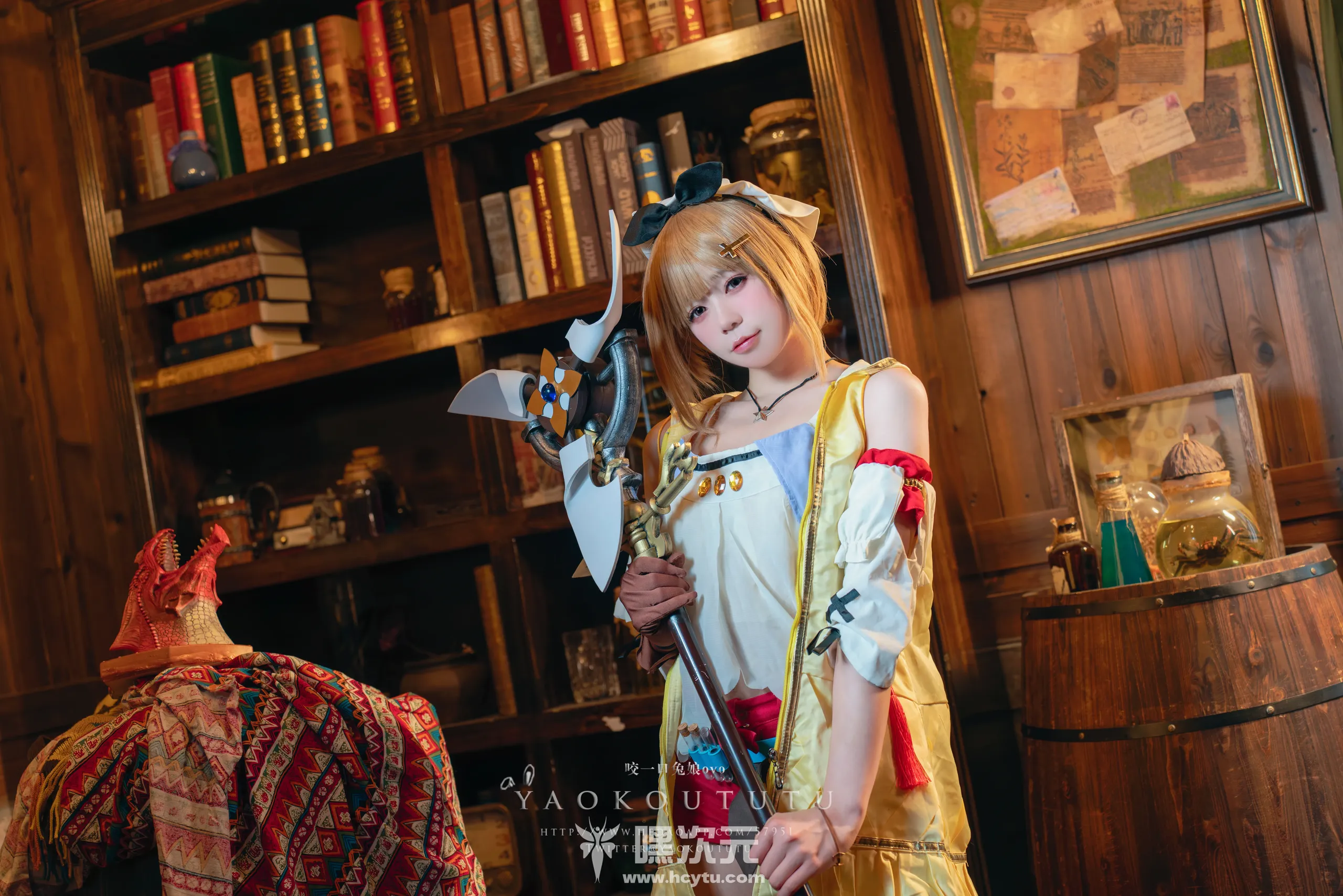黏黏团子兔 莱莎的秘密工坊 美女写真图片-嘿次元