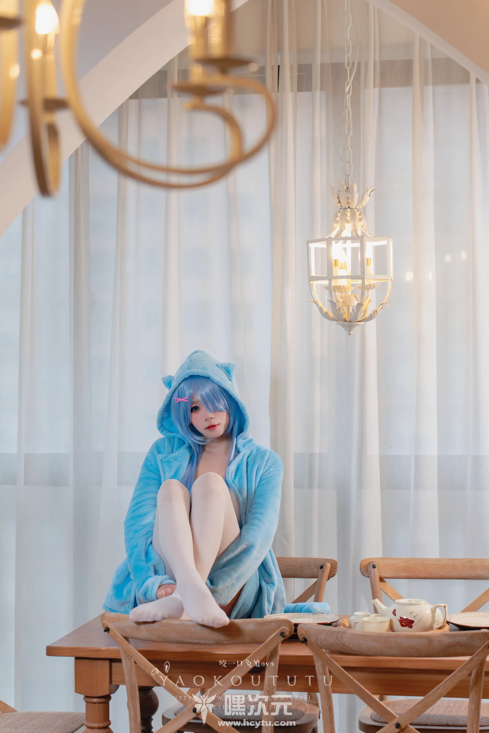 黏黏团子兔 蕾姆喵喵 美女写真图片欣赏