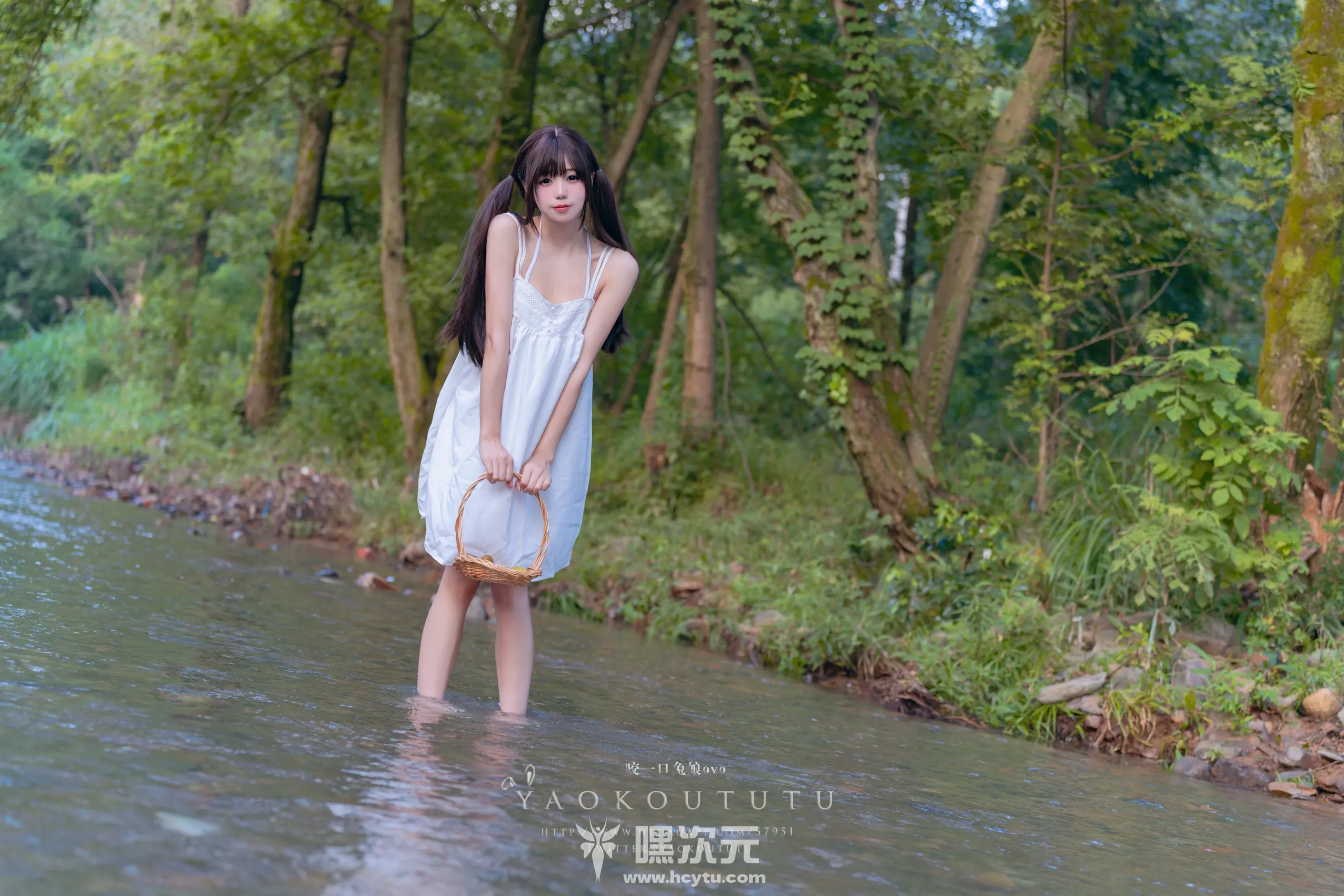 黏黏团子兔 溯溪之夏•恋爱循环 美女写真图片欣赏