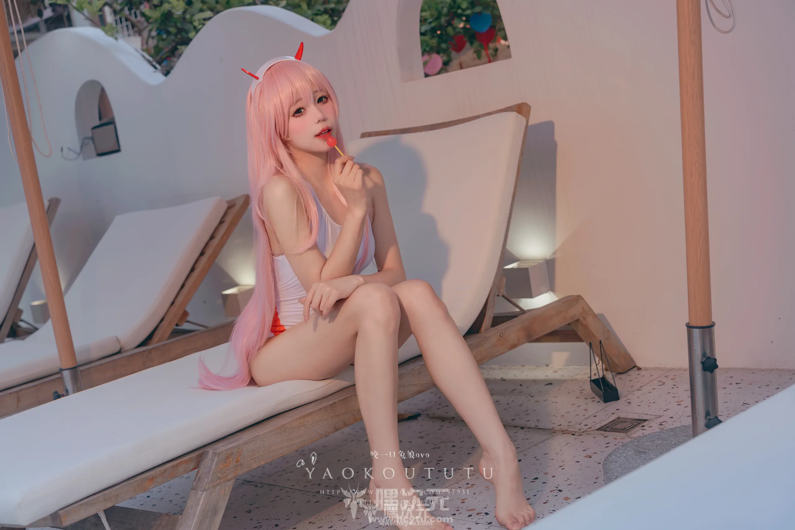 黏黏团子兔 国家队02泳装&Pretty 美女写真图片在线欣赏九月最新订阅作品