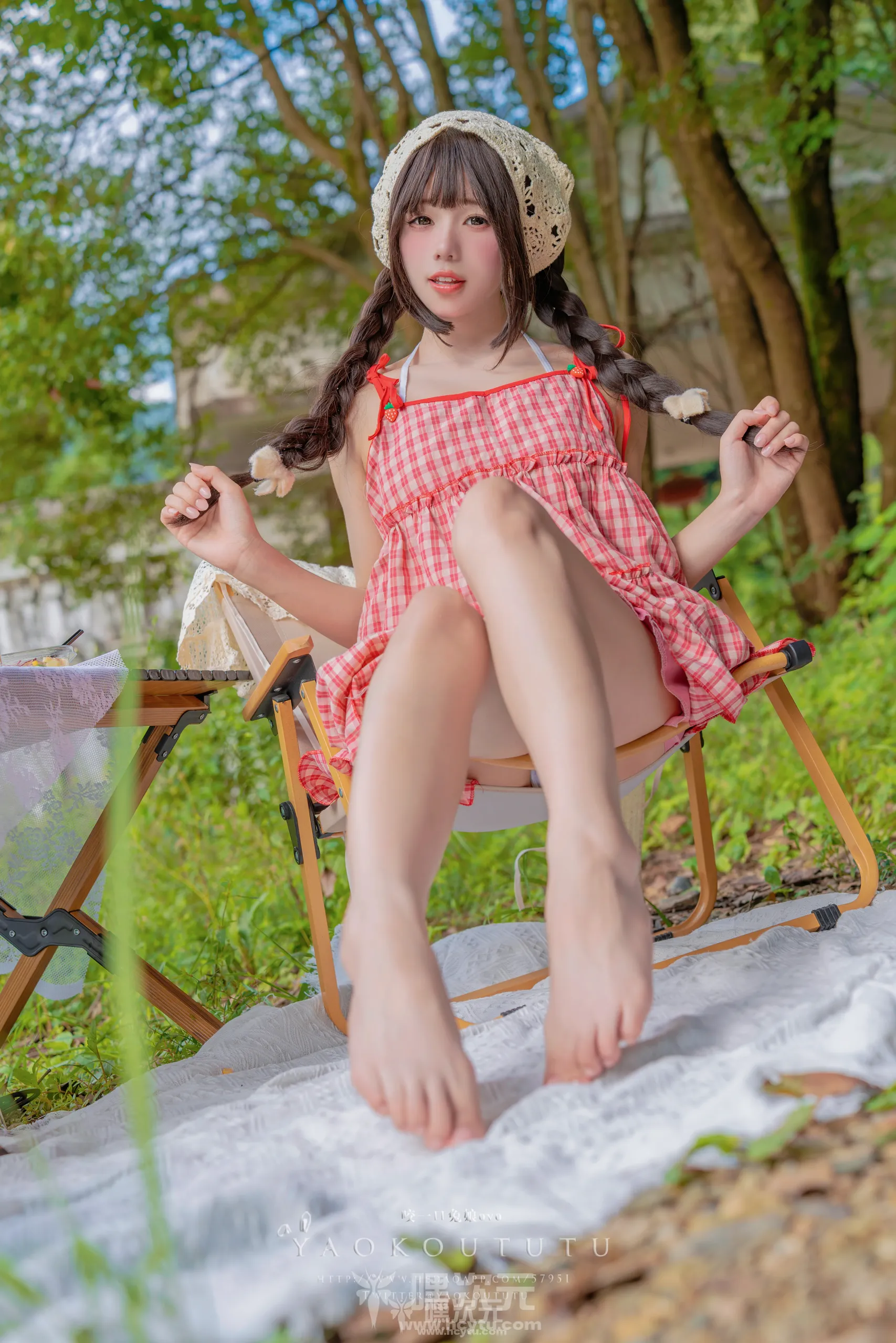 黏黏团子兔 绿野茶会&Lovesick girls 美女写真图片欣赏九月最新订阅作品