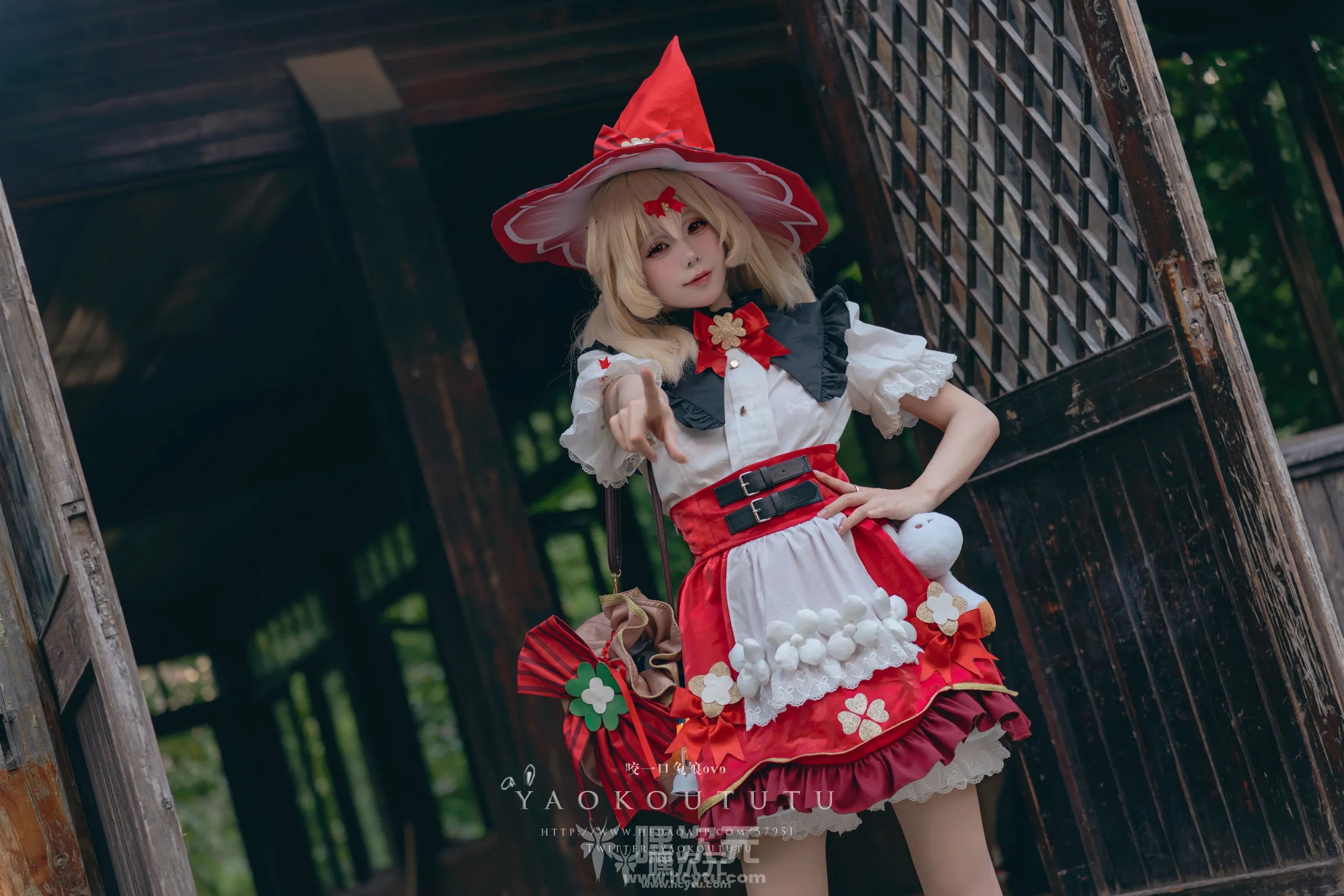 黏黏团子兔 琪花星烛·可莉&炸鱼舞 美女写真图片在线欣赏九月最新订阅作品