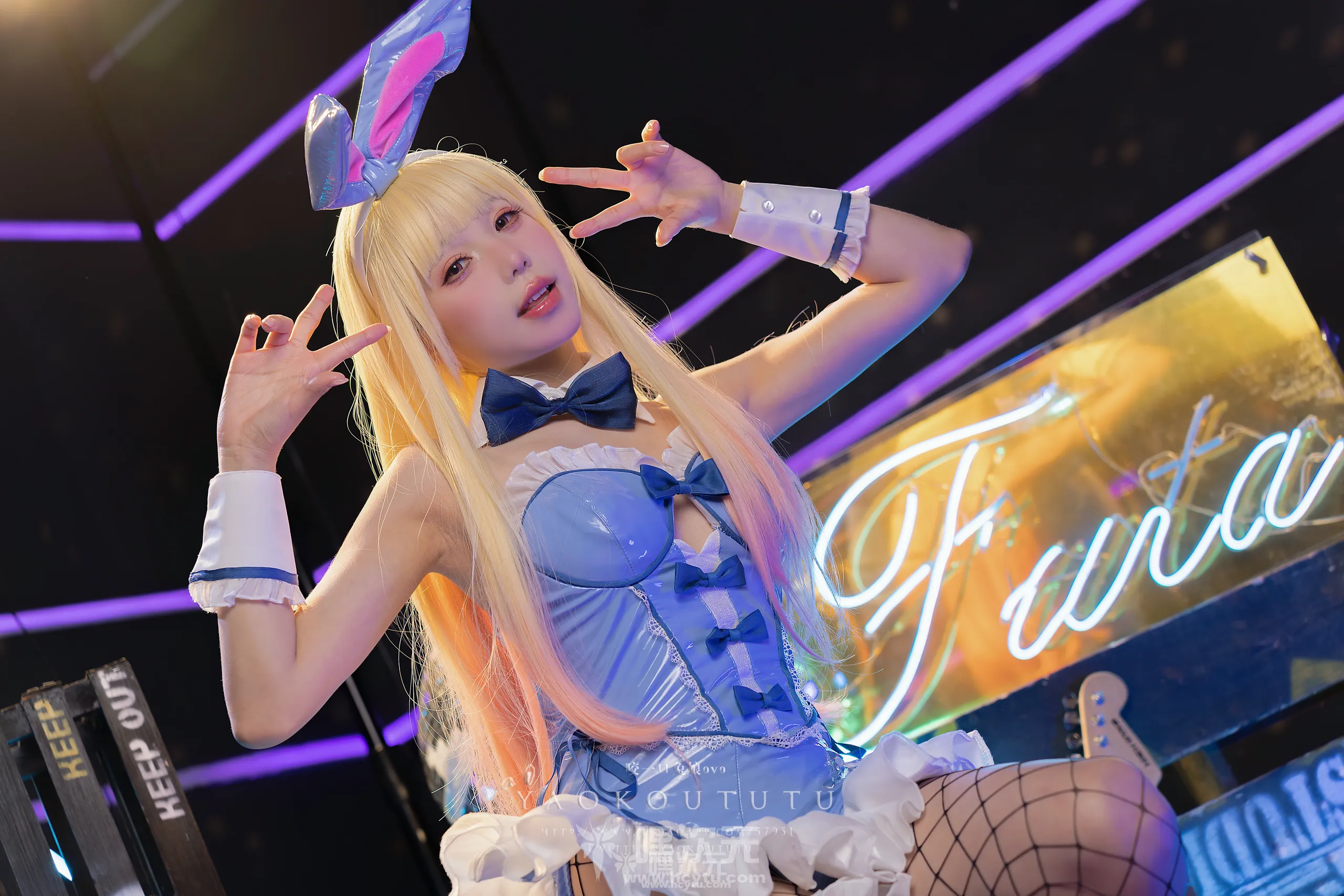 黏黏团子兔 喜多川兔女郎&Be My Poi 写真图片欣赏十月订阅