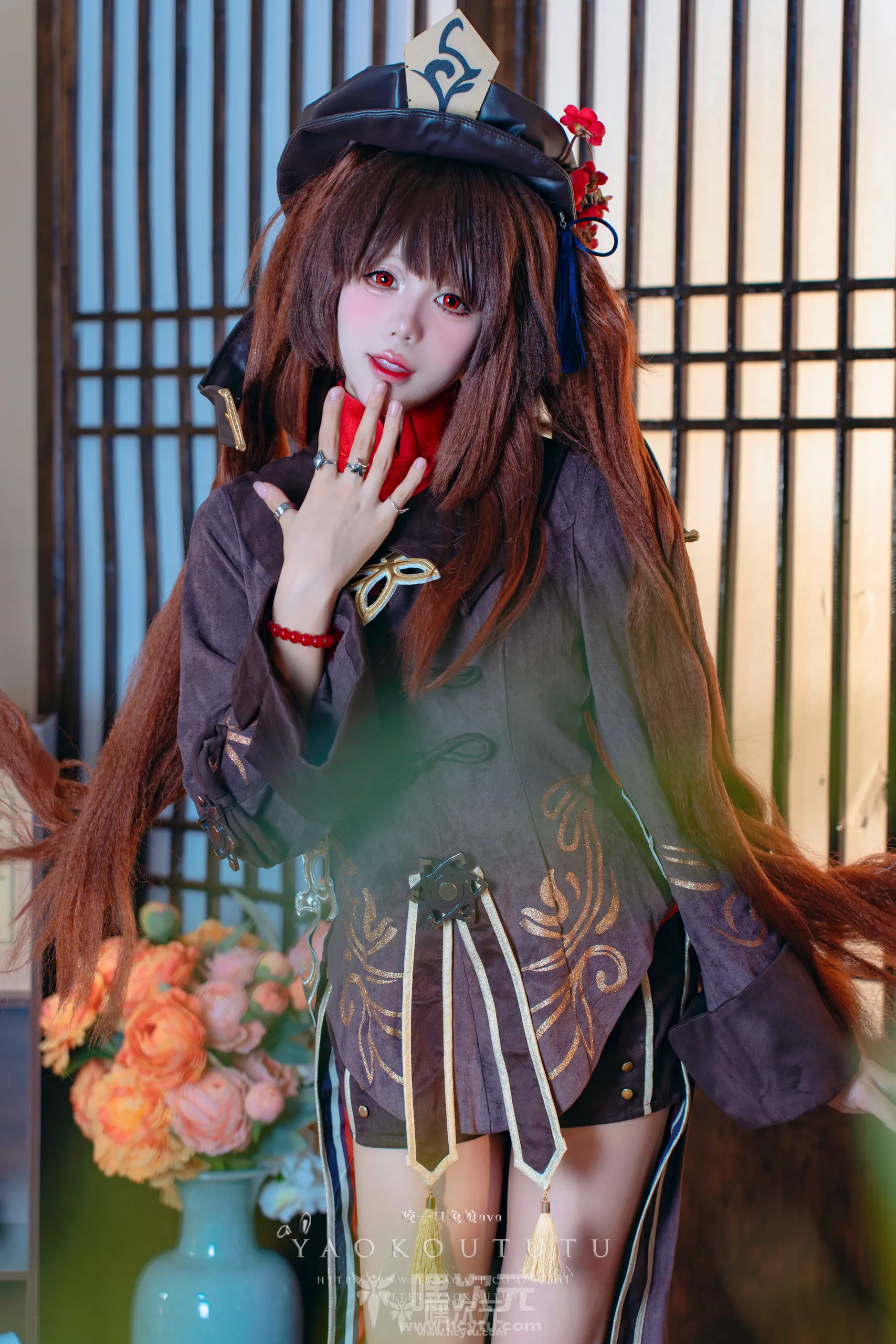 黏黏团子兔 往生堂堂主胡桃&ミチノチモシーキミノキモチ写真图片欣赏十月最新订阅作品