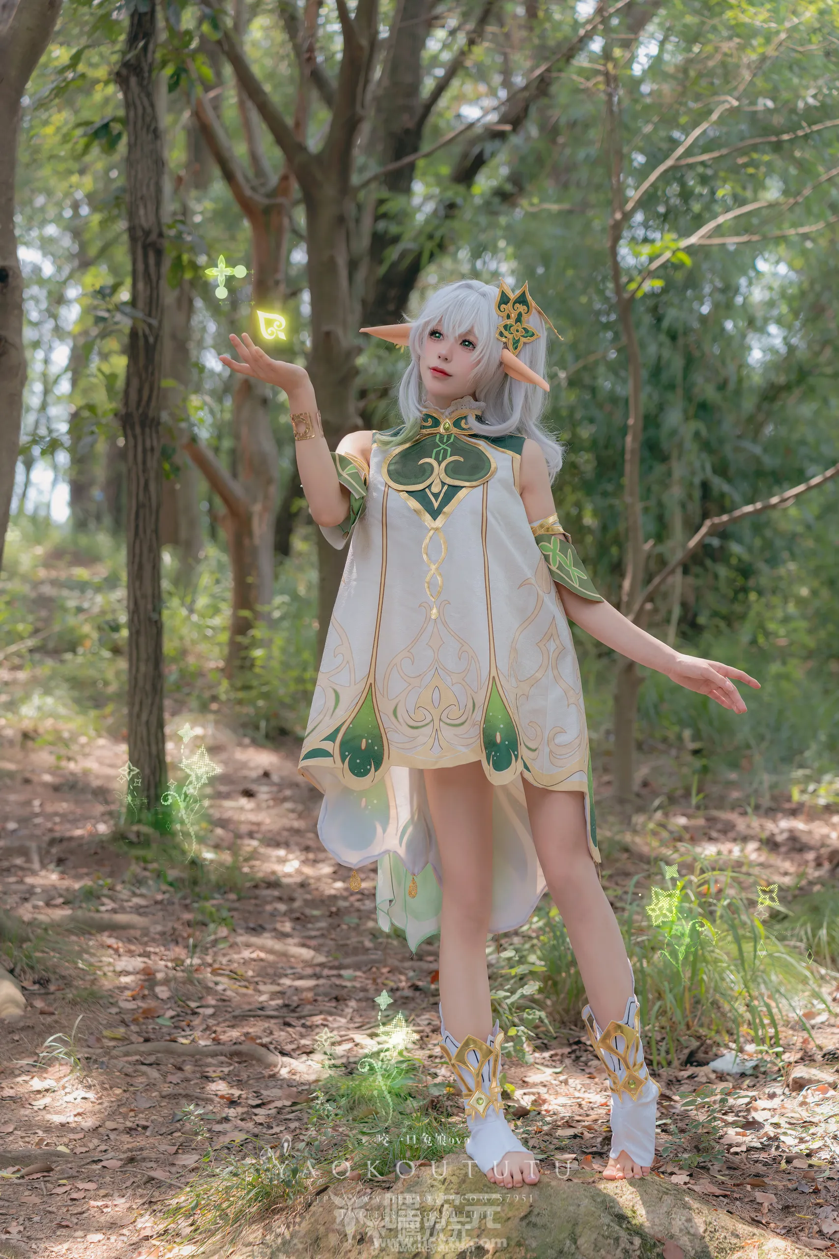黏黏团子兔 万年萝莉纳西妲&0.2s 写真图片-嘿次元