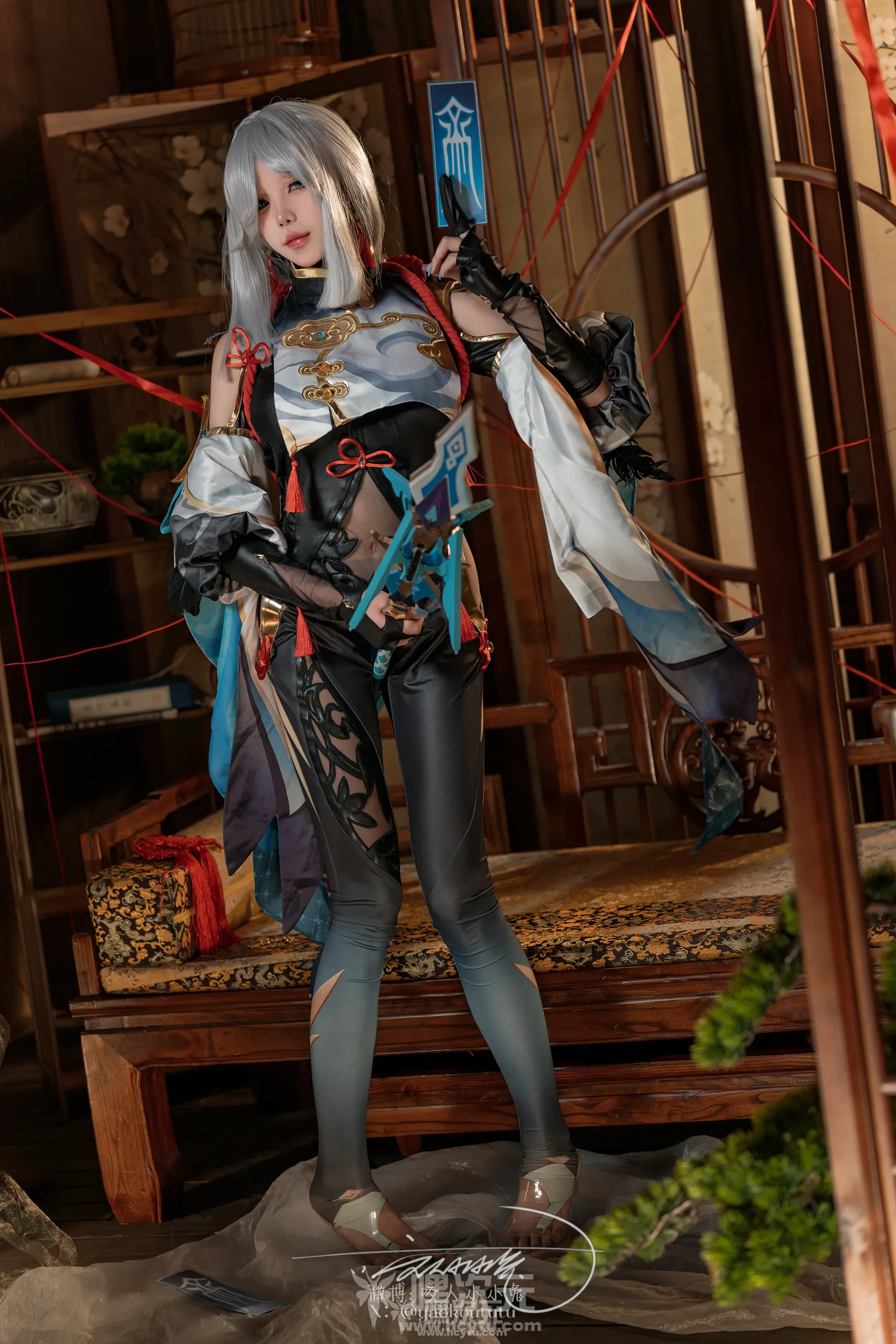 咬人小小兔 申鹤-明枪[四月作品][在线欣赏]