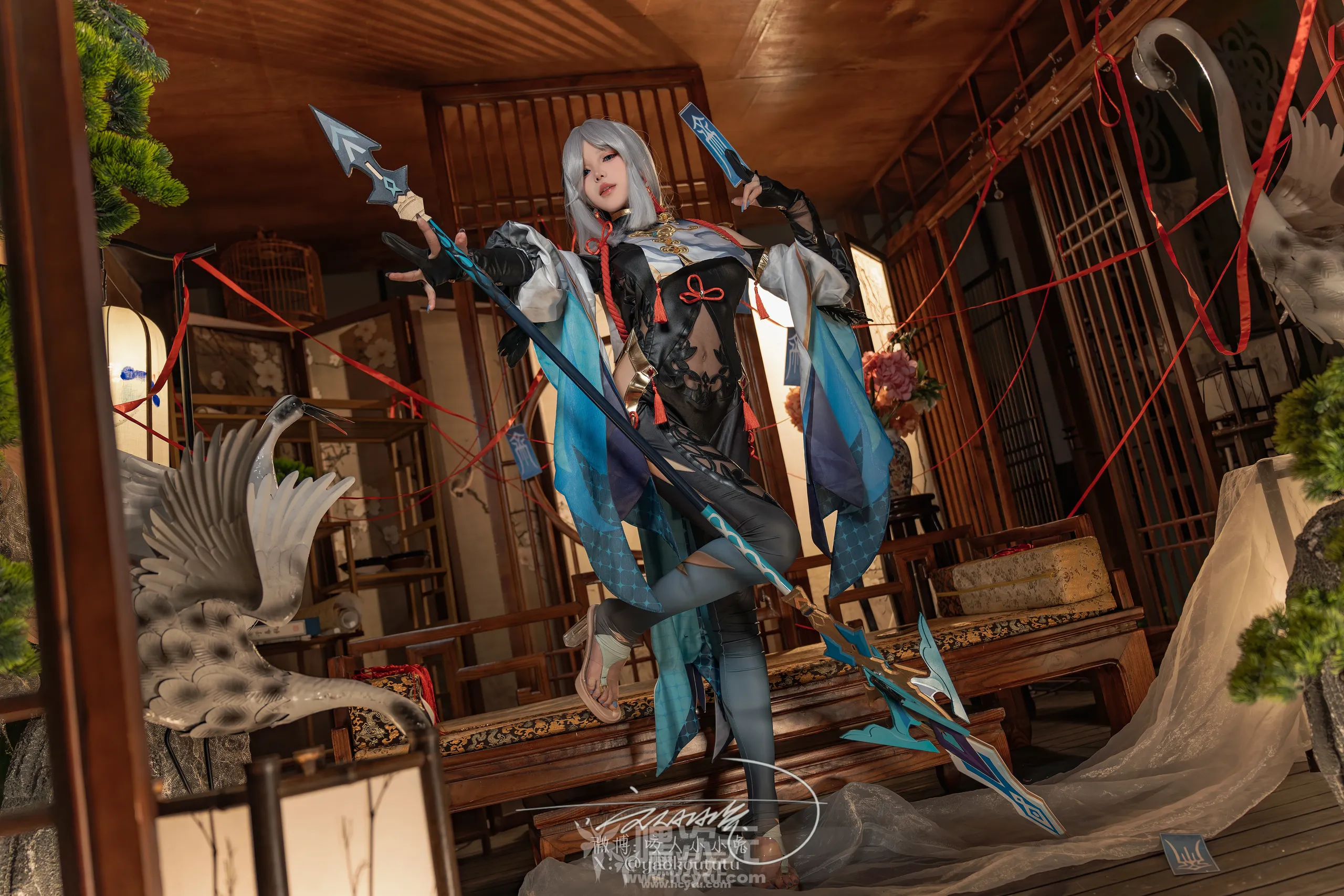 咬人小小兔 申鹤-明枪[四月作品][在线欣赏]